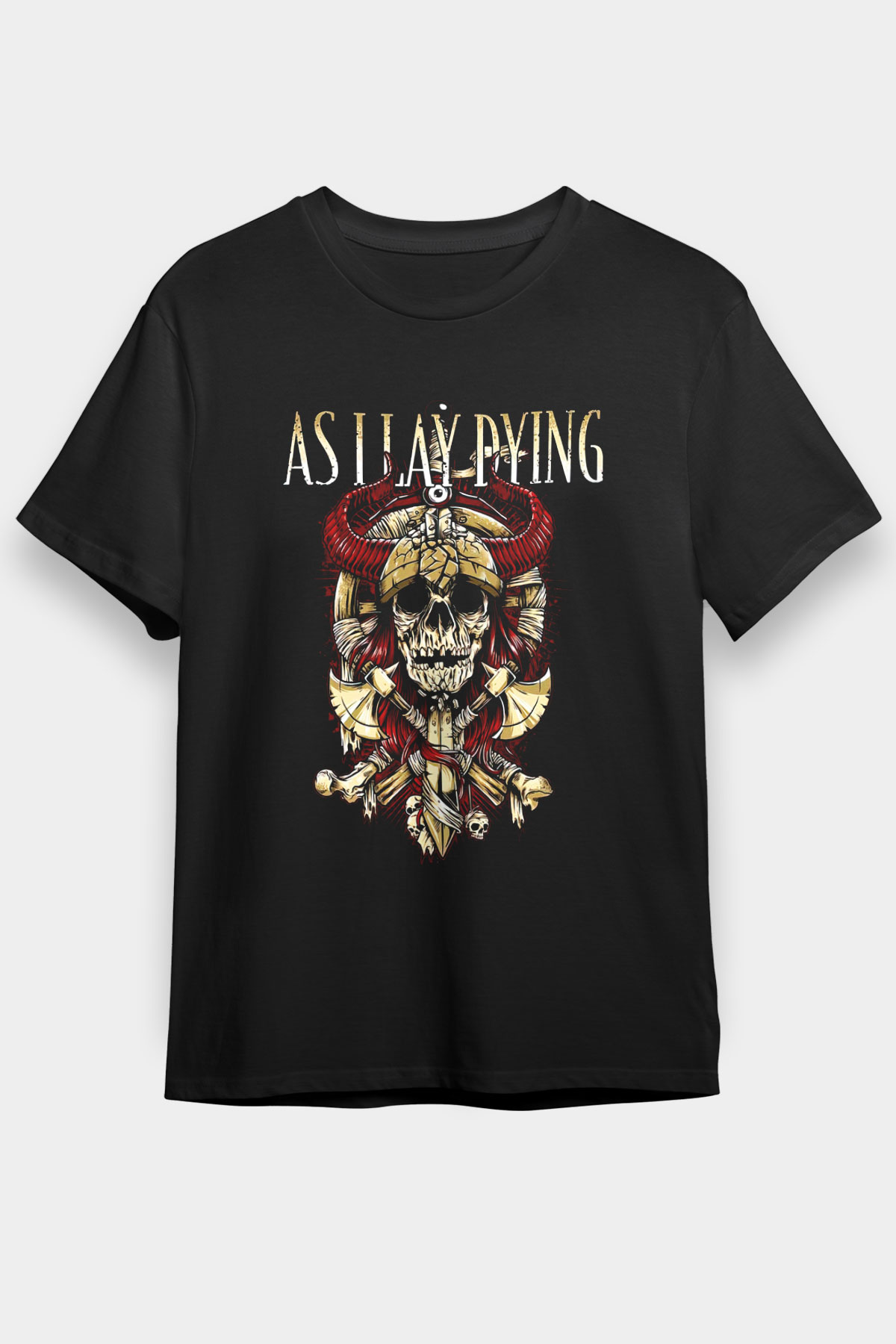 As I Lay Dying Siyah Unisex Tişört T-Shirt - TişörtFabrikası