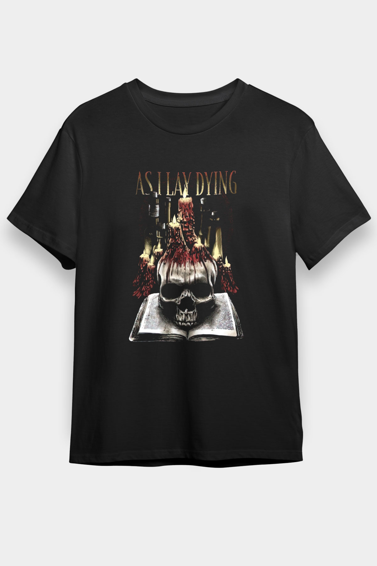 As I Lay Dying Siyah Unisex Tişört T-Shirt - TişörtFabrikası