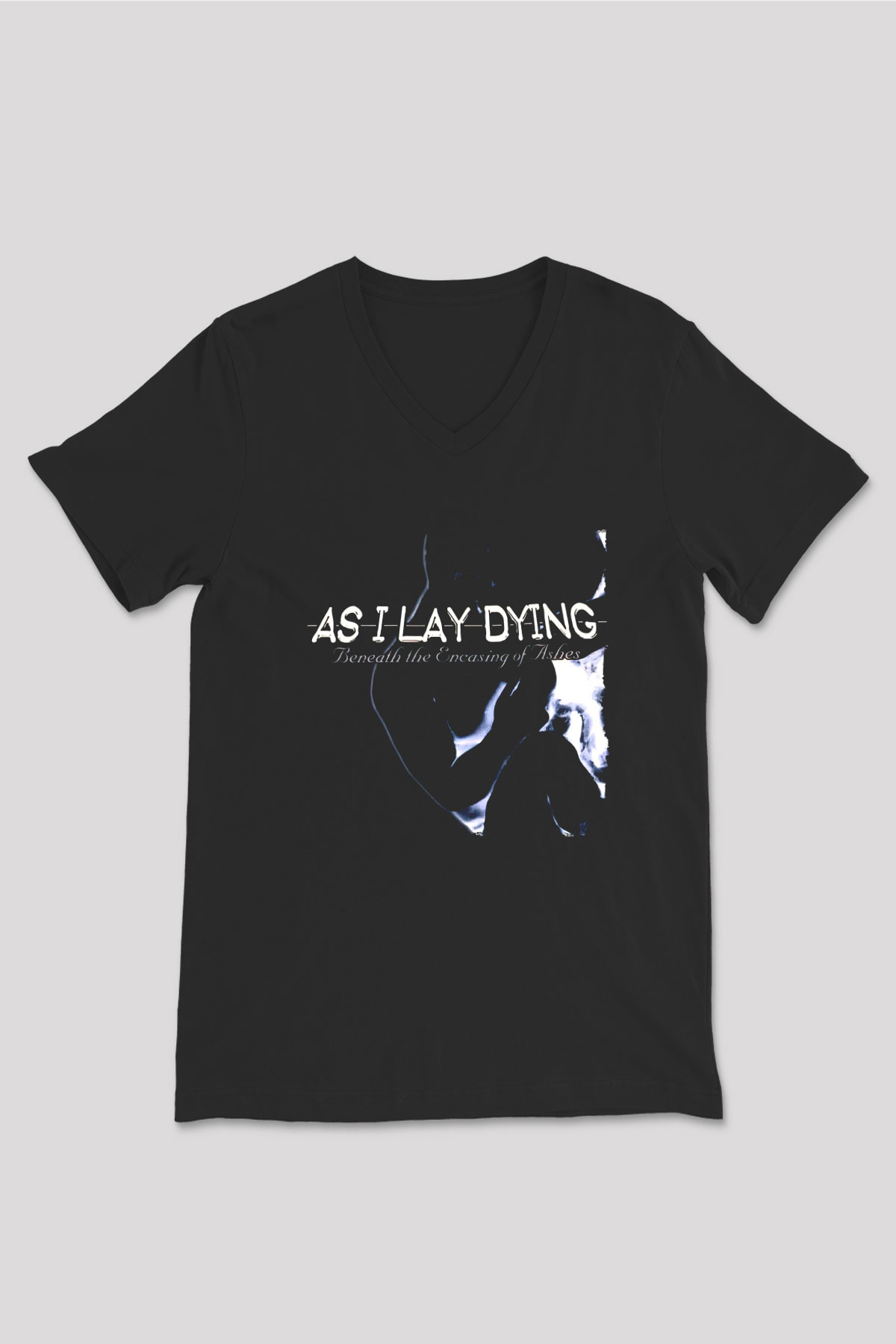 As I Lay Dying Siyah Unisex V Yaka Tişört