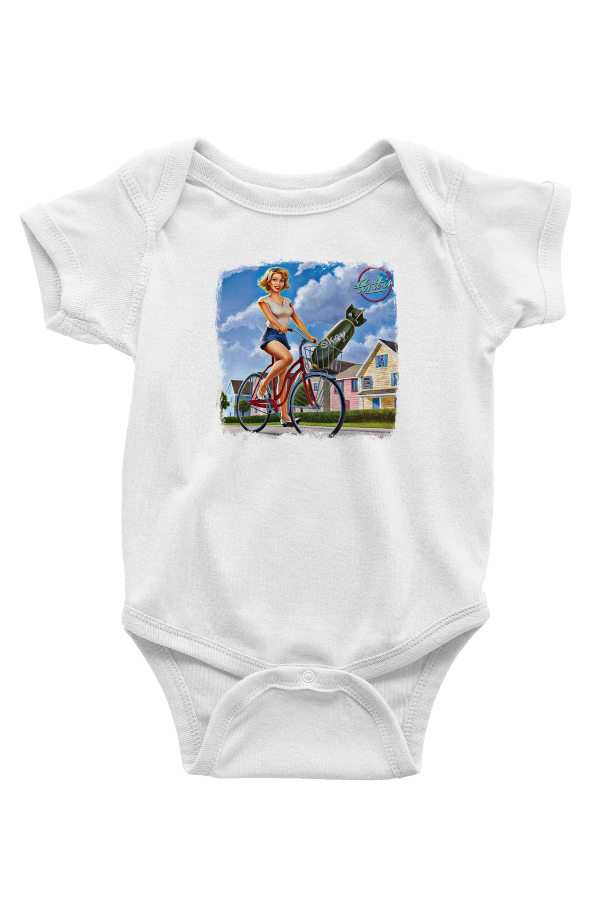 As It Is Baskılı Unisex Beyaz Bebek Body - Zıbın