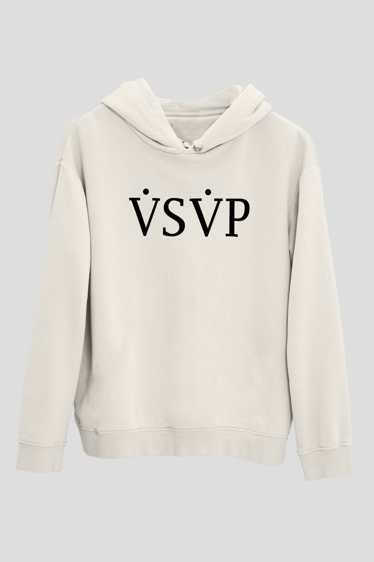 ASAP Mob Beyaz Unisex Kapüşonlu Sweatshirt