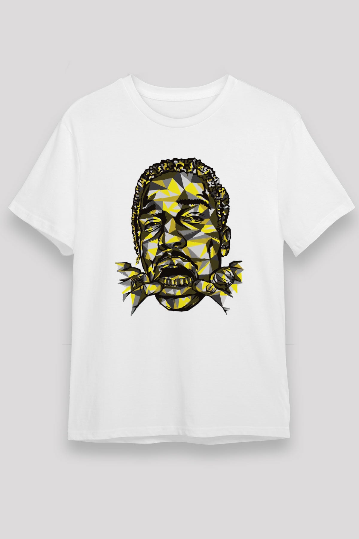 ASAP Mob Beyaz Unisex Tişört T-Shirt - TişörtFabrikası