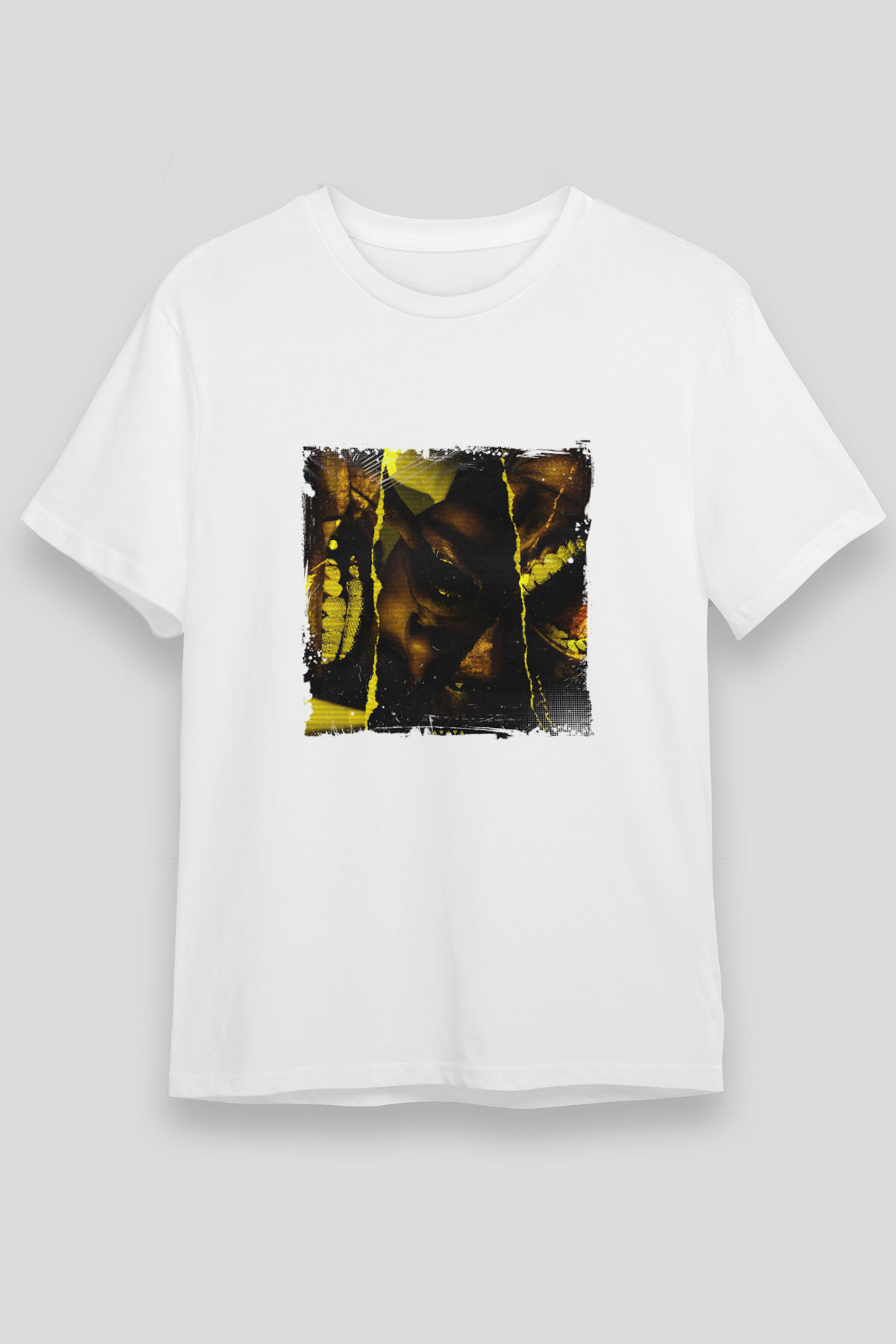 ASAP Rocky Baskılı Unisex Beyaz Tişört
