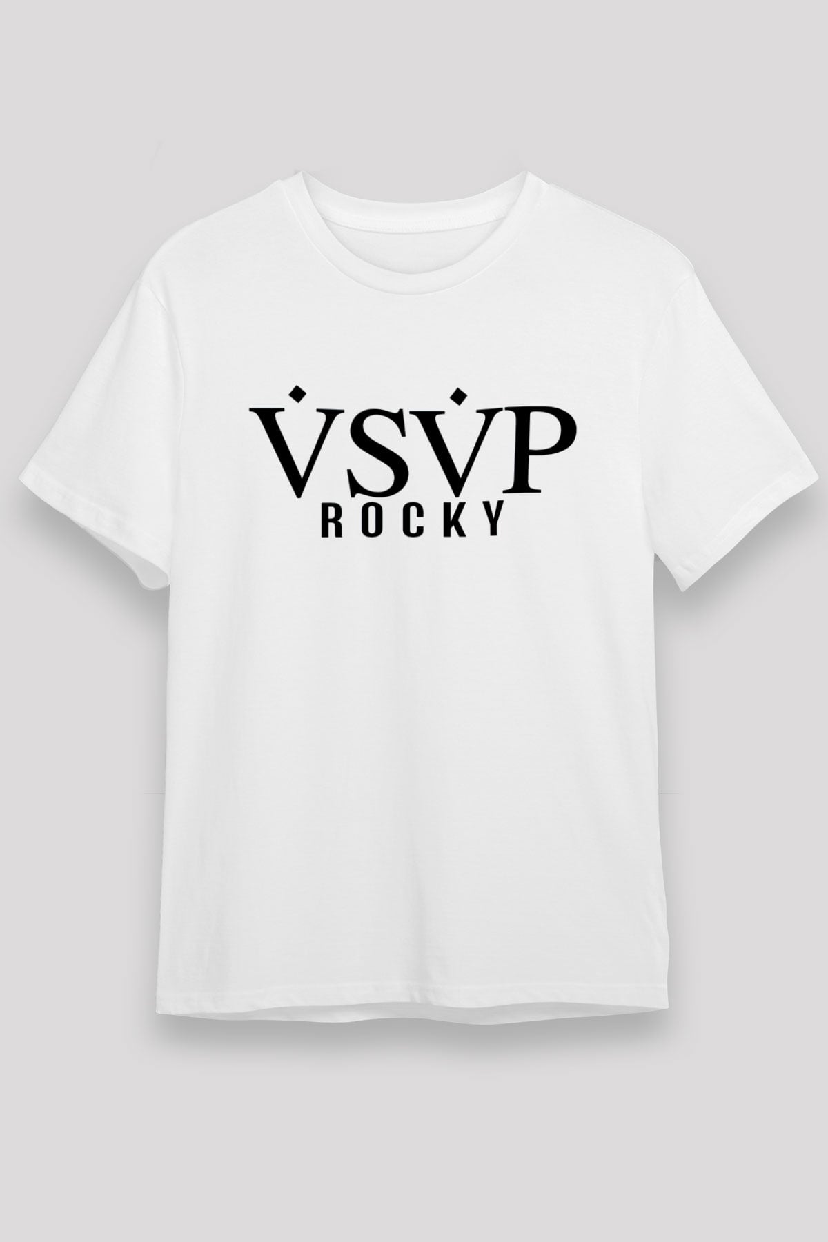 ASAP Rocky Beyaz Unisex Tişört T-Shirt - TişörtFabrikası