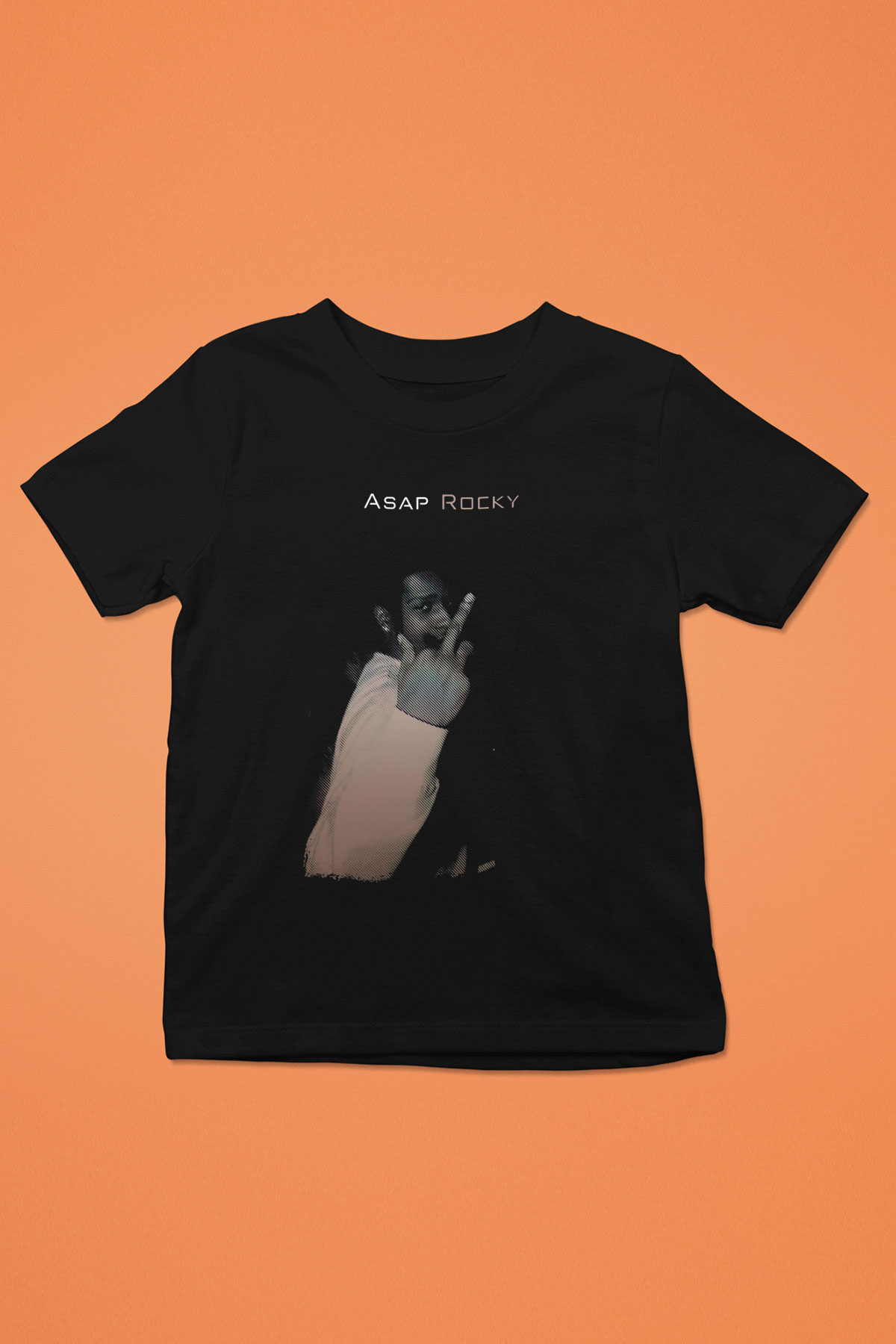 ASAP Rocky Siyah Unisex Çocuk Tişört