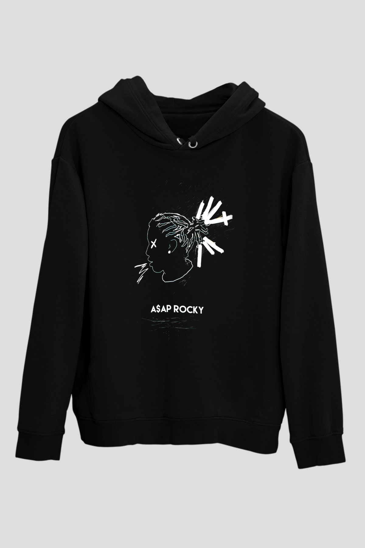 ASAP Rocky Siyah Unisex Hoodie