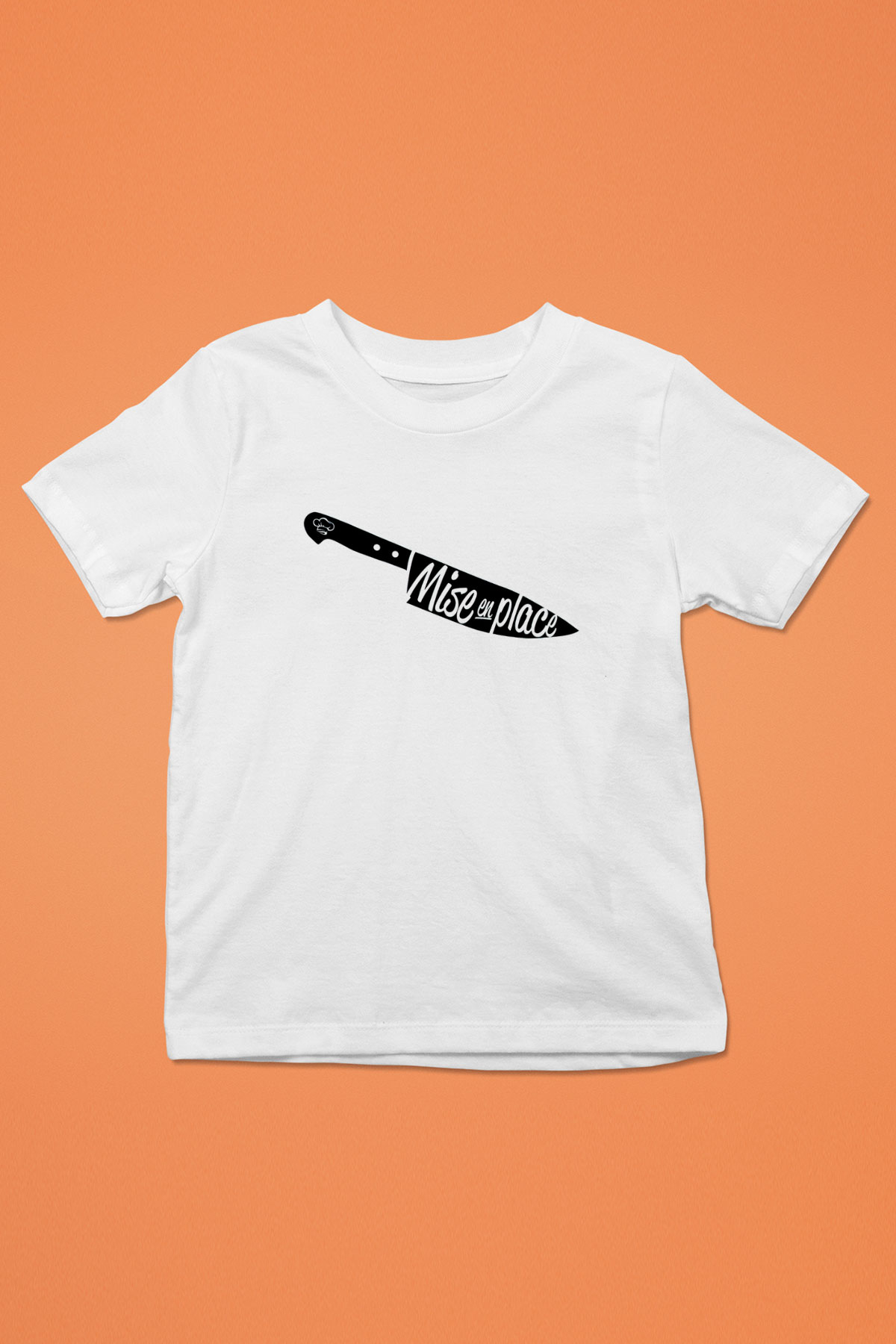 Aşçı Beyaz Unisex Çocuk Tişört