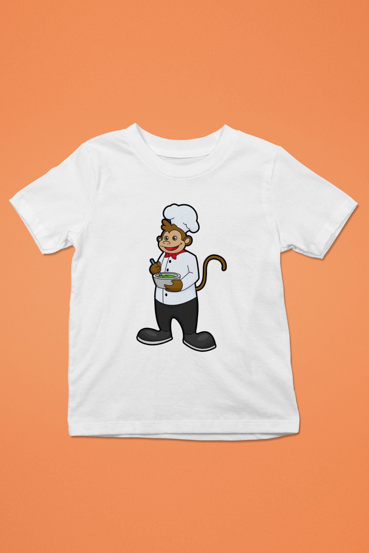 Aşçı Beyaz Unisex Çocuk Tişört