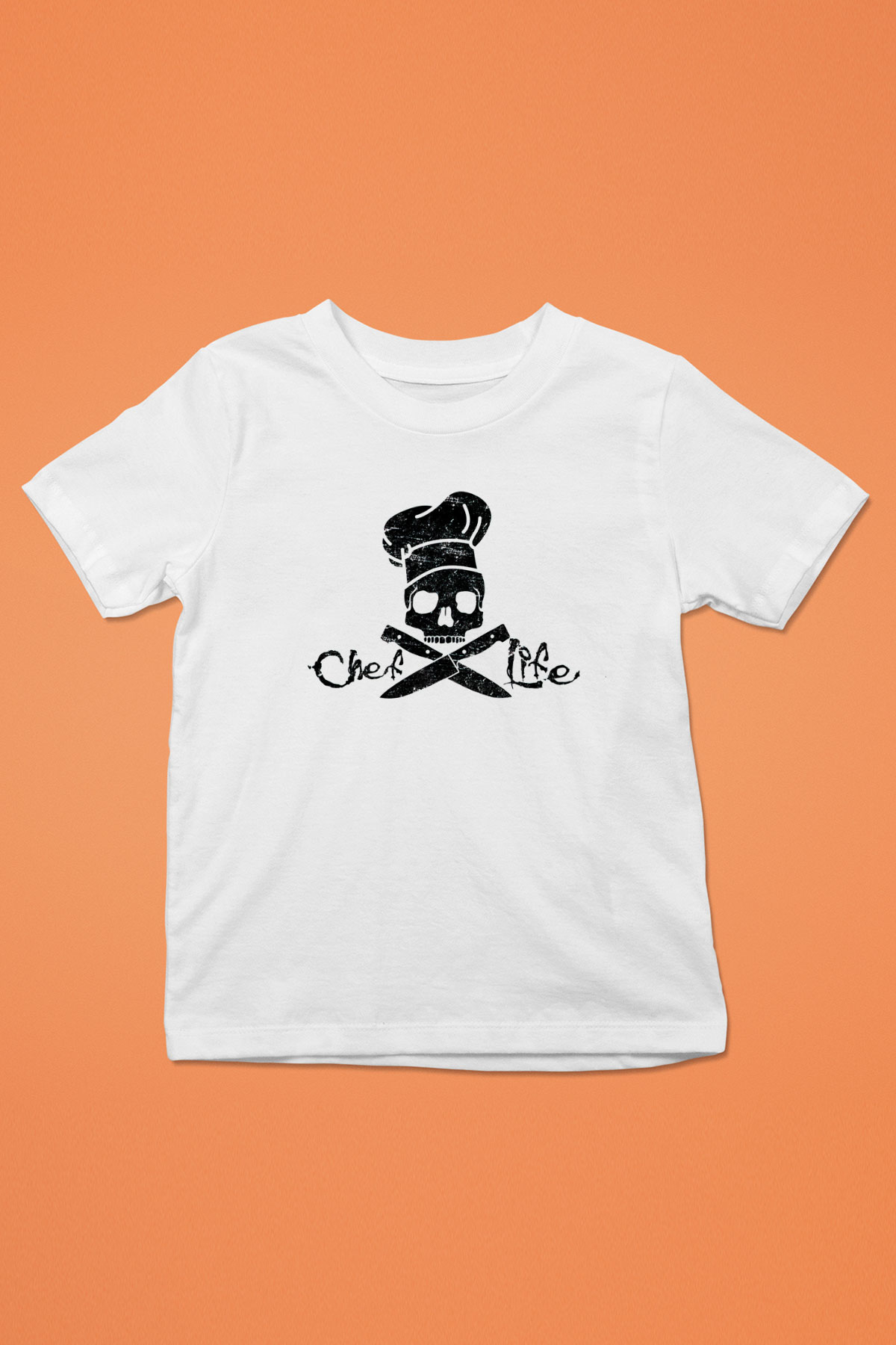 Aşçı Beyaz Unisex Çocuk Tişört