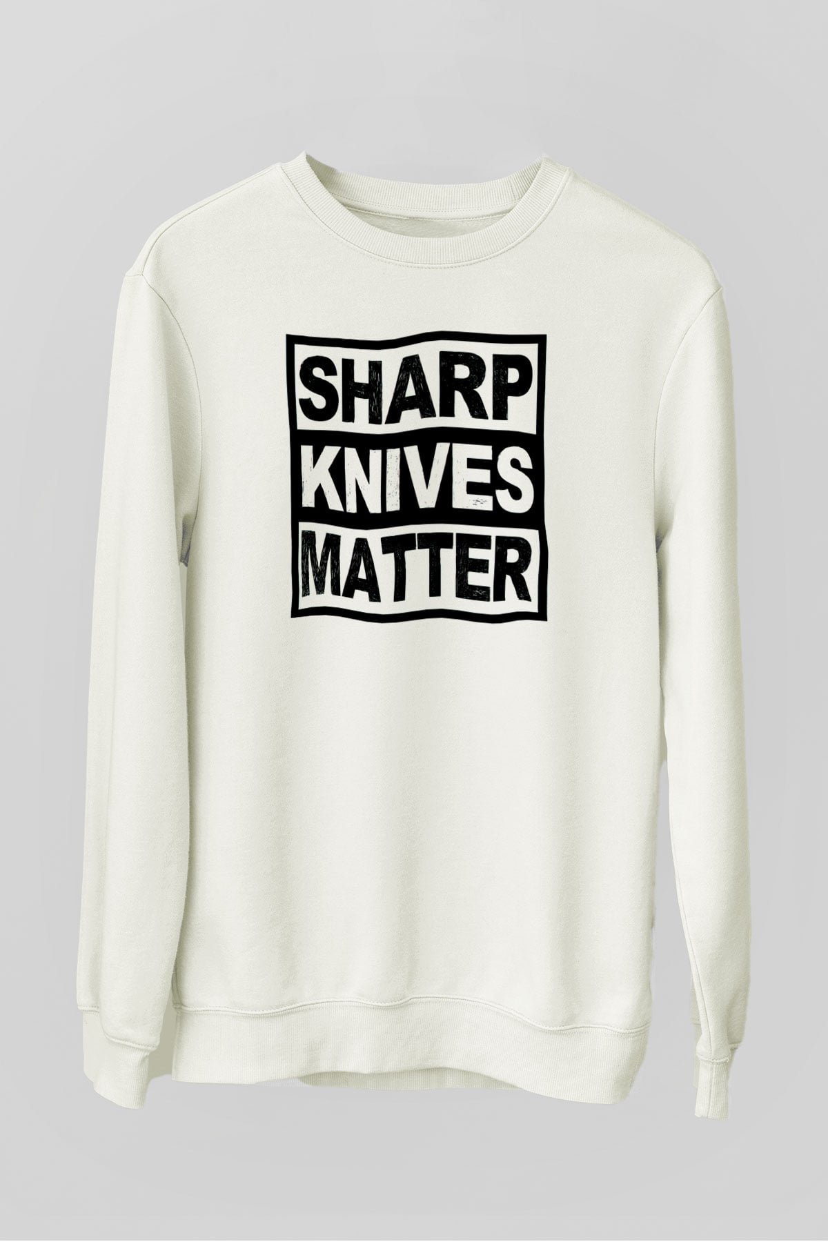 Aşçı Beyaz Unisex Sweatshirt