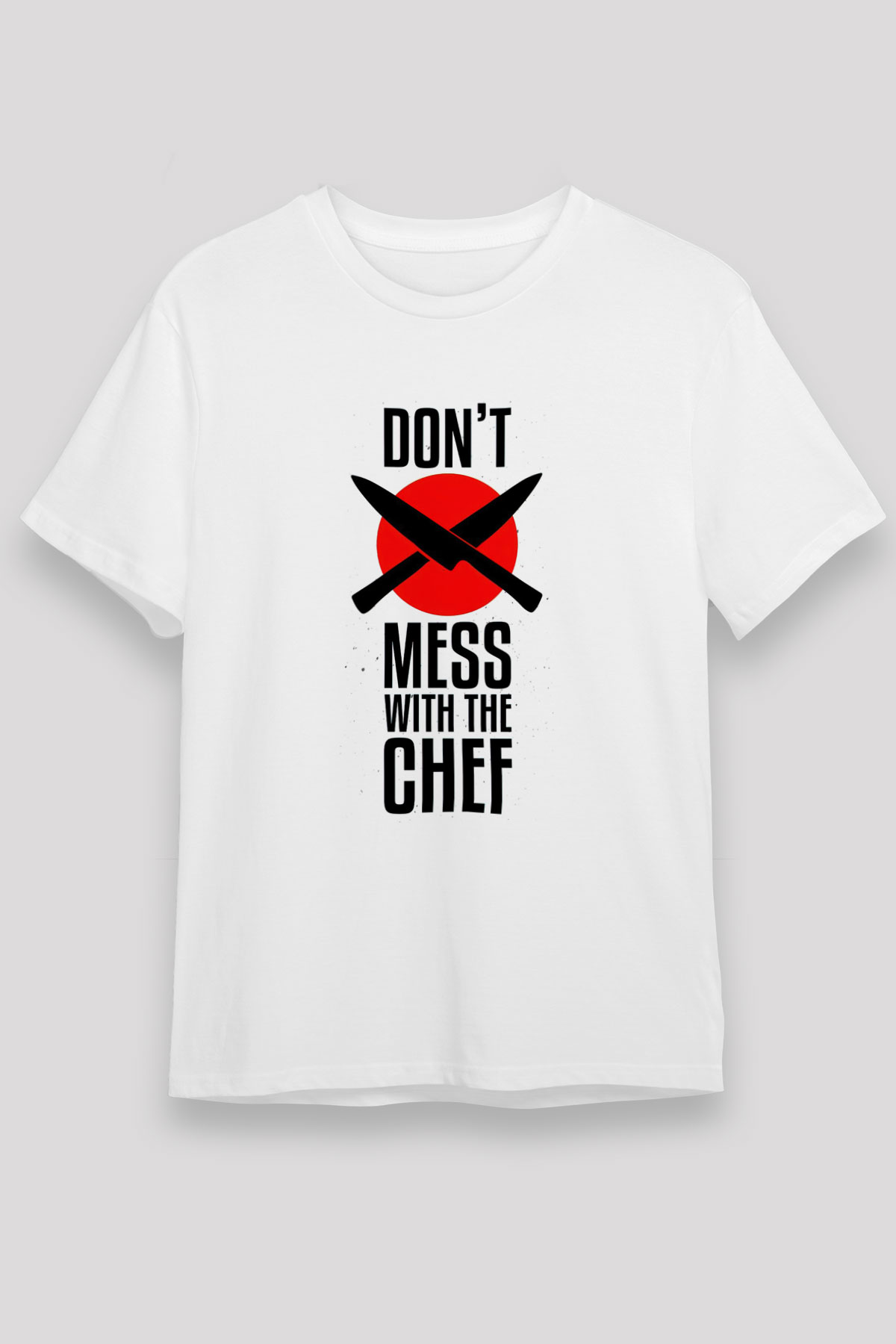 Aşçı Beyaz Unisex Tişört T-Shirt - TişörtFabrikası