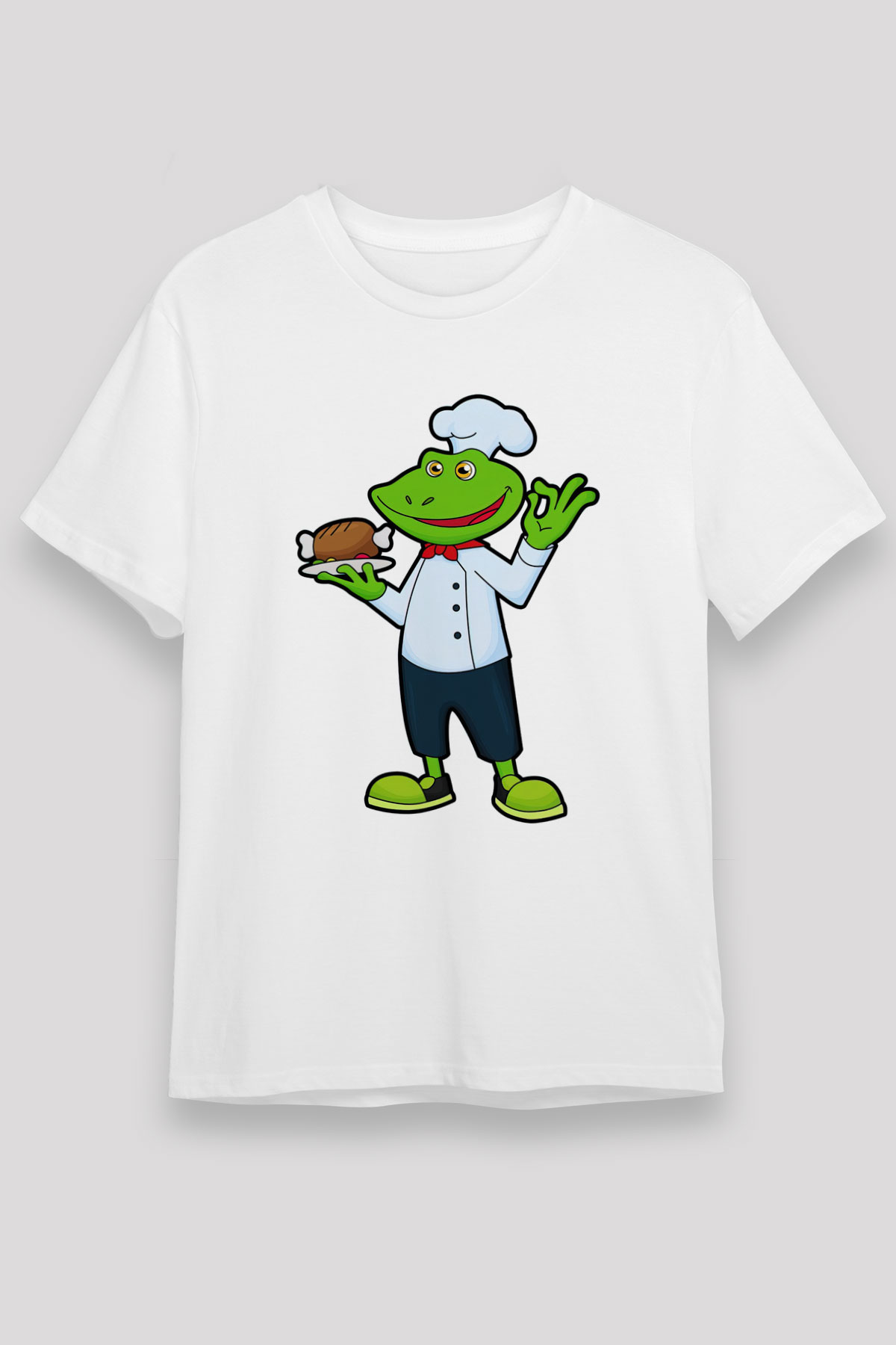 Aşçı Beyaz Unisex Tişört T-Shirt - TişörtFabrikası