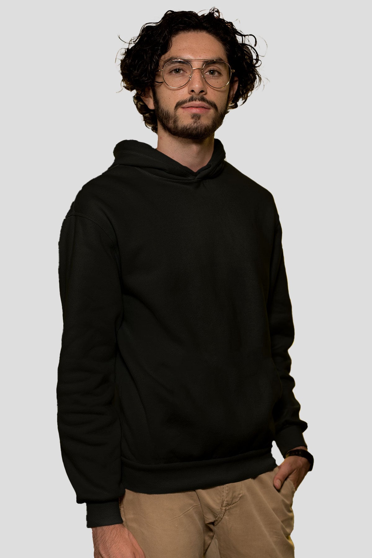 Aşçı Siyah Unisex Kapşonlu Sweatshirt