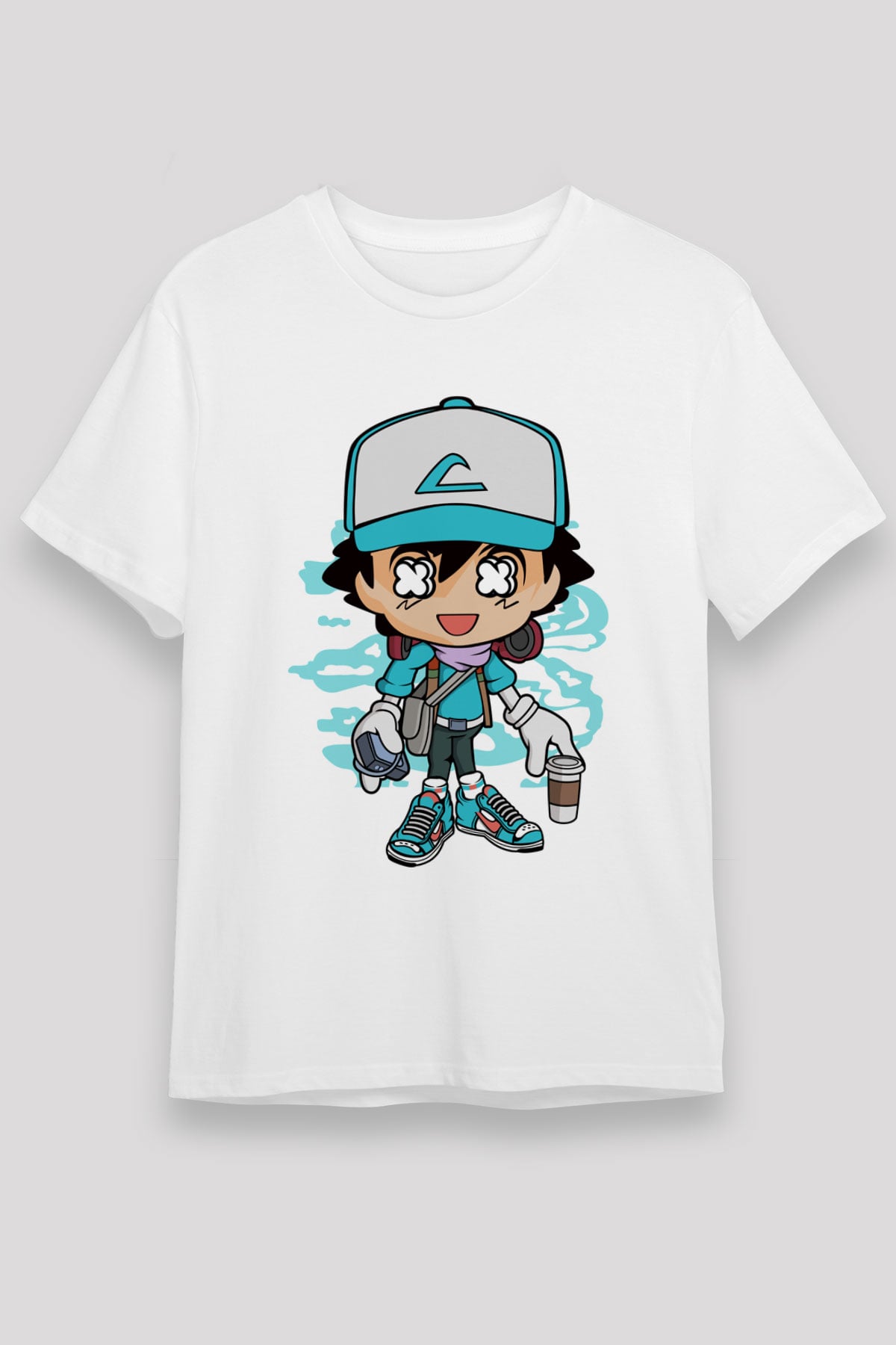 Ash Street Style Baskılı Unisex Beyaz Tişört