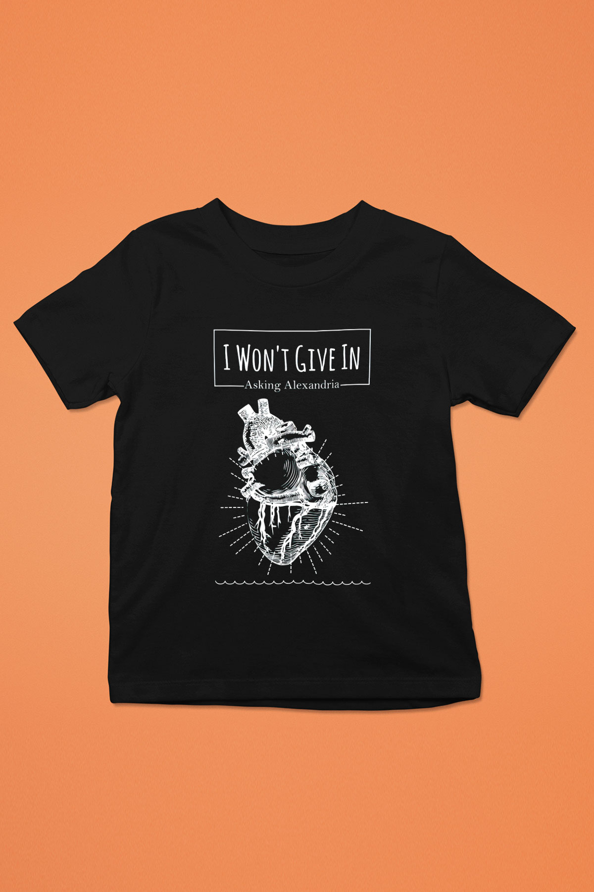 Asking Alexandria Baskılı Siyah Unisex Çocuk Tişört