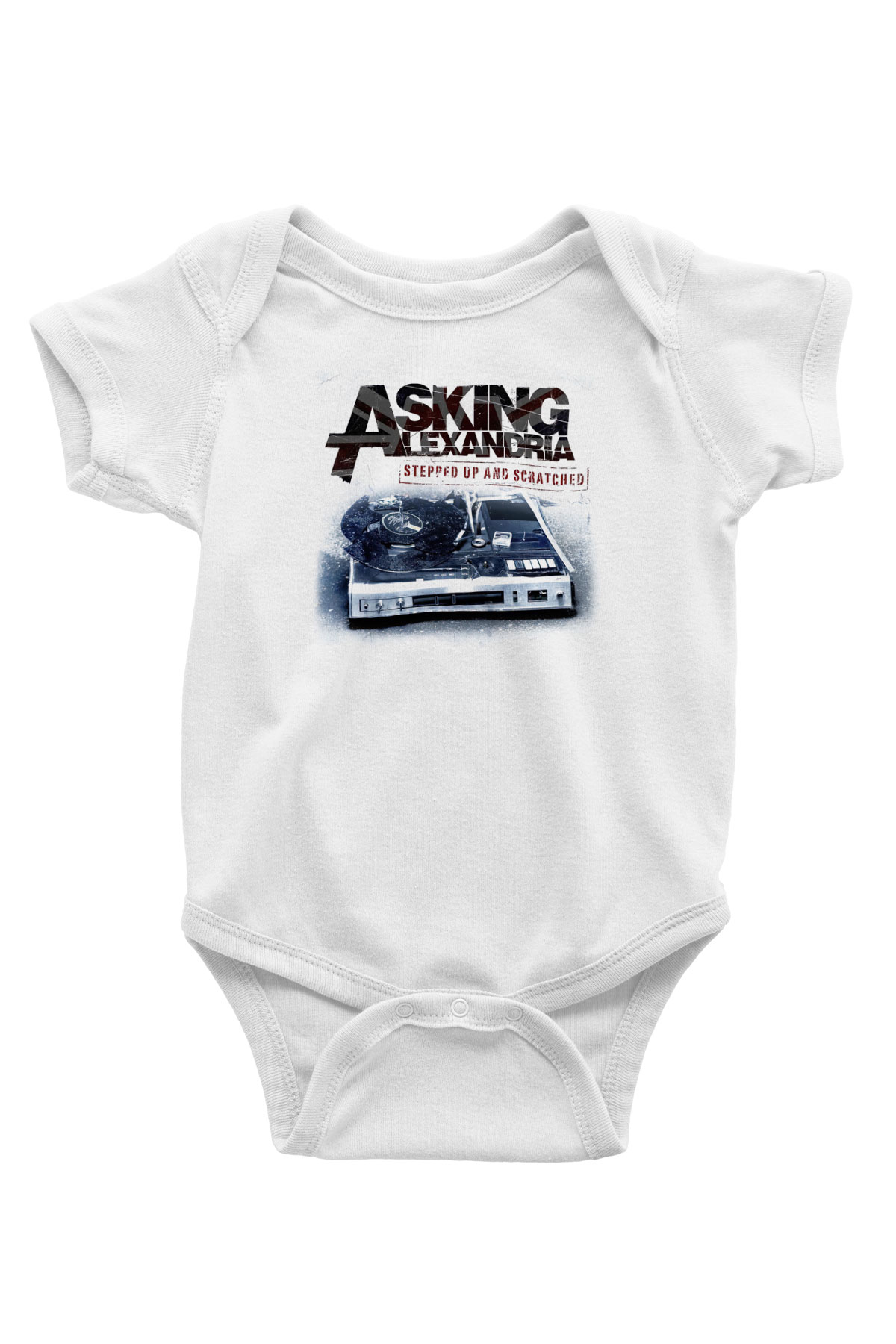 Asking Alexandria Beyaz Bebek Body - Zıbın