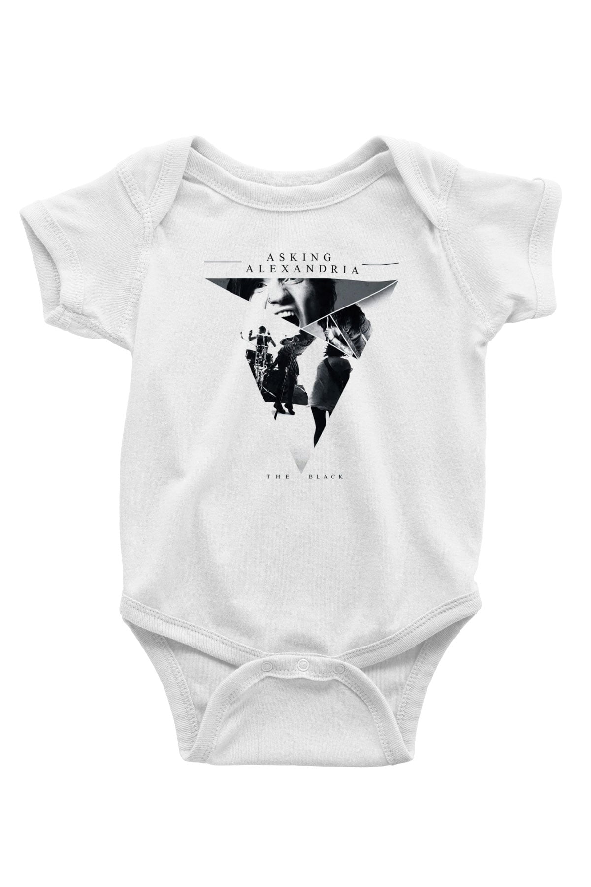 Asking Alexandria Beyaz Bebek Body - Zıbın