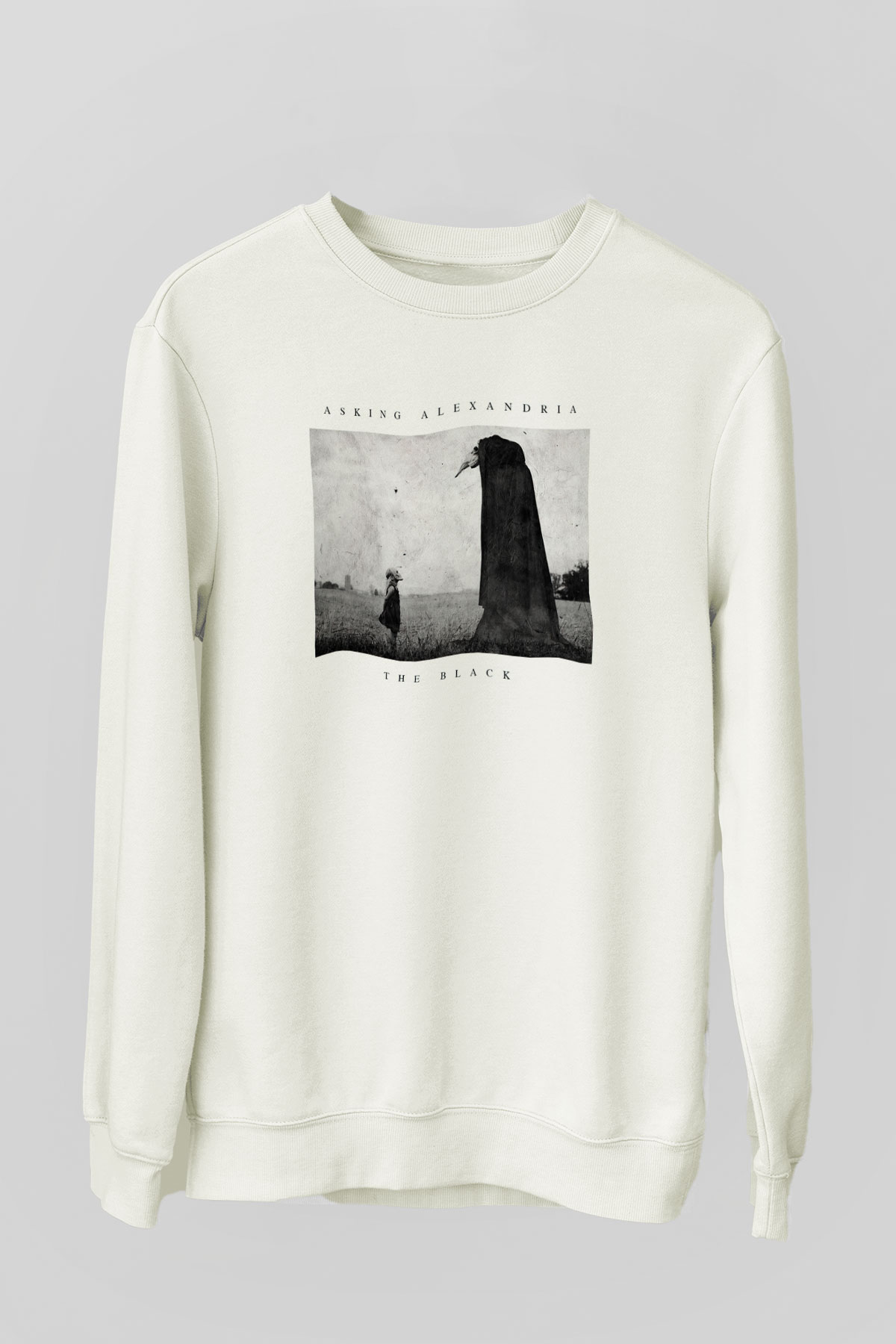 Asking Alexandria Beyaz Unisex Sweatshirt