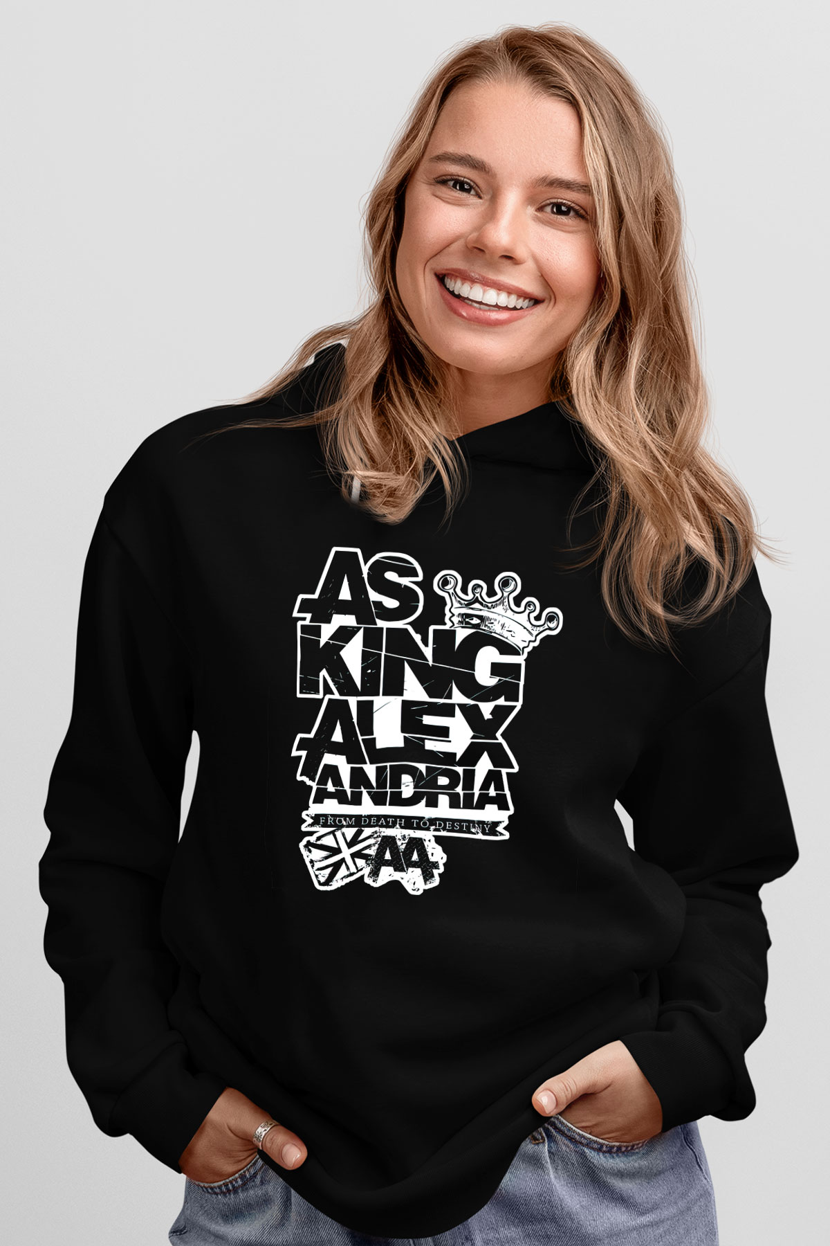 Asking Alexandria Siyah Unisex Hoodie