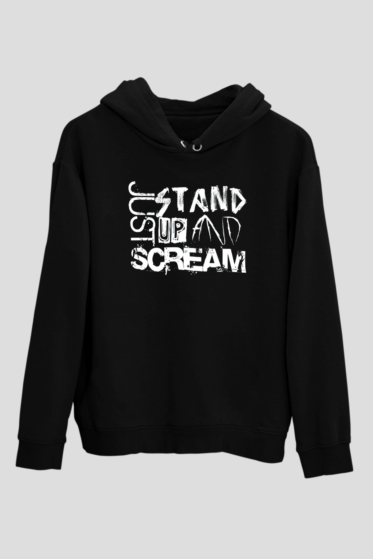 Asking Alexandria Siyah Unisex Kapüşonlu Sweatshirt