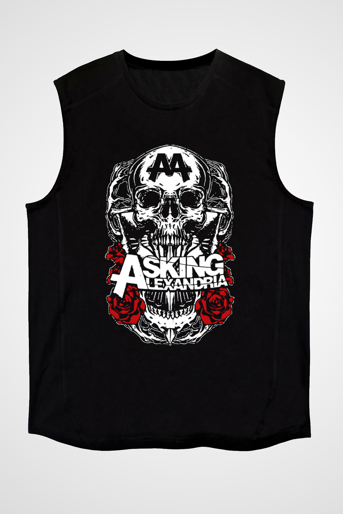 Asking Alexandria Siyah Unisex Kolsuz Tişört