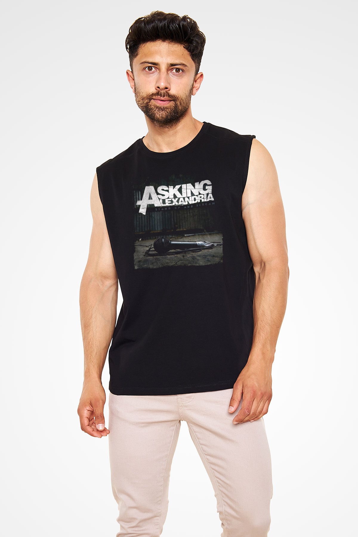 Asking Alexandria Siyah Unisex Kolsuz Tişört