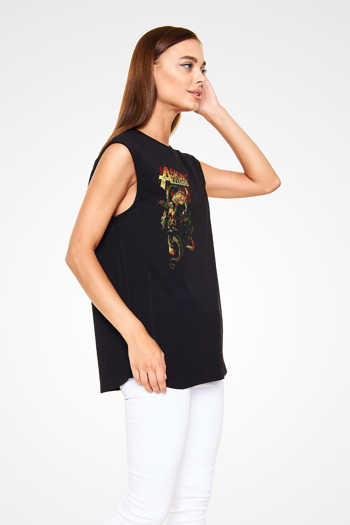 Asking Alexandria Siyah Unisex Kolsuz Tişört