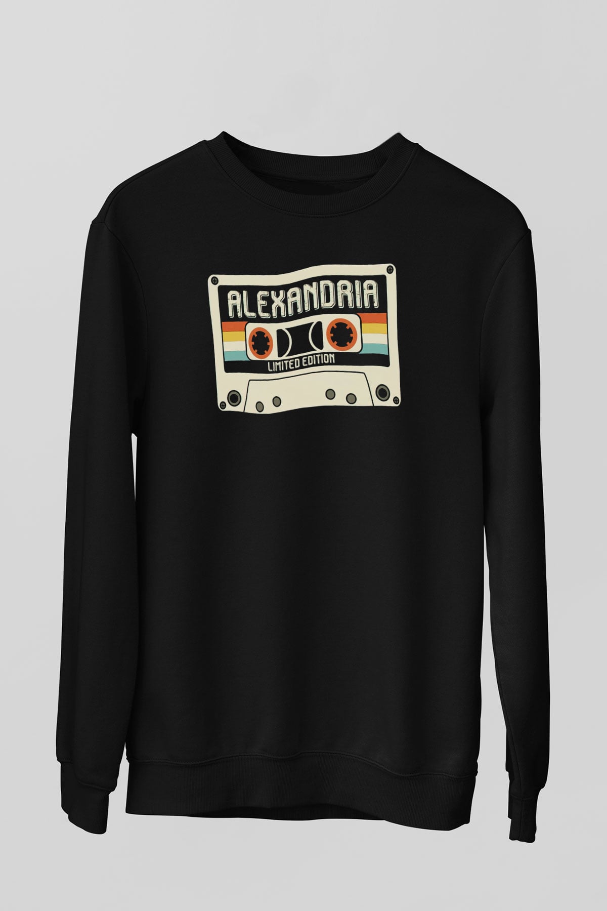 Asking Alexandria Siyah Unisex Sweatshirt
