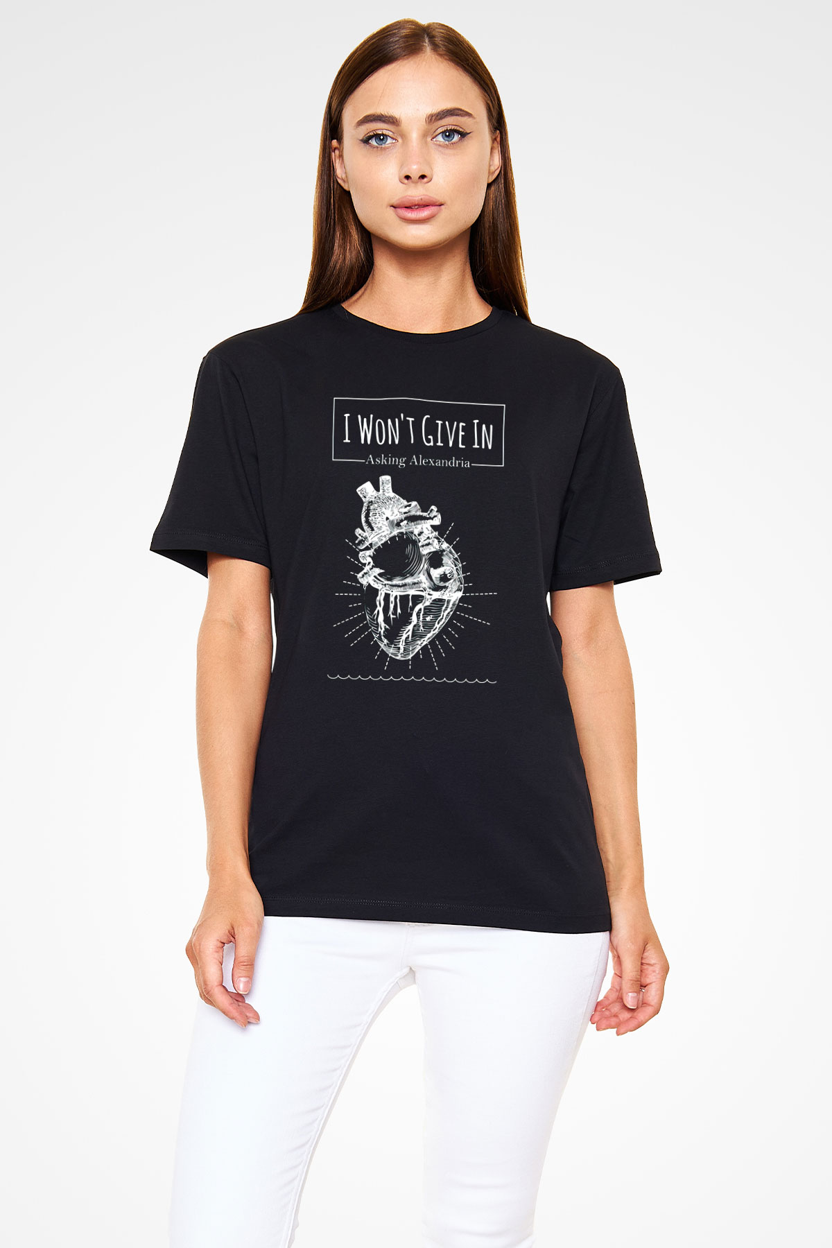 Asking Alexandria Siyah Unisex Tişört T-Shirt - TişörtFabrikası