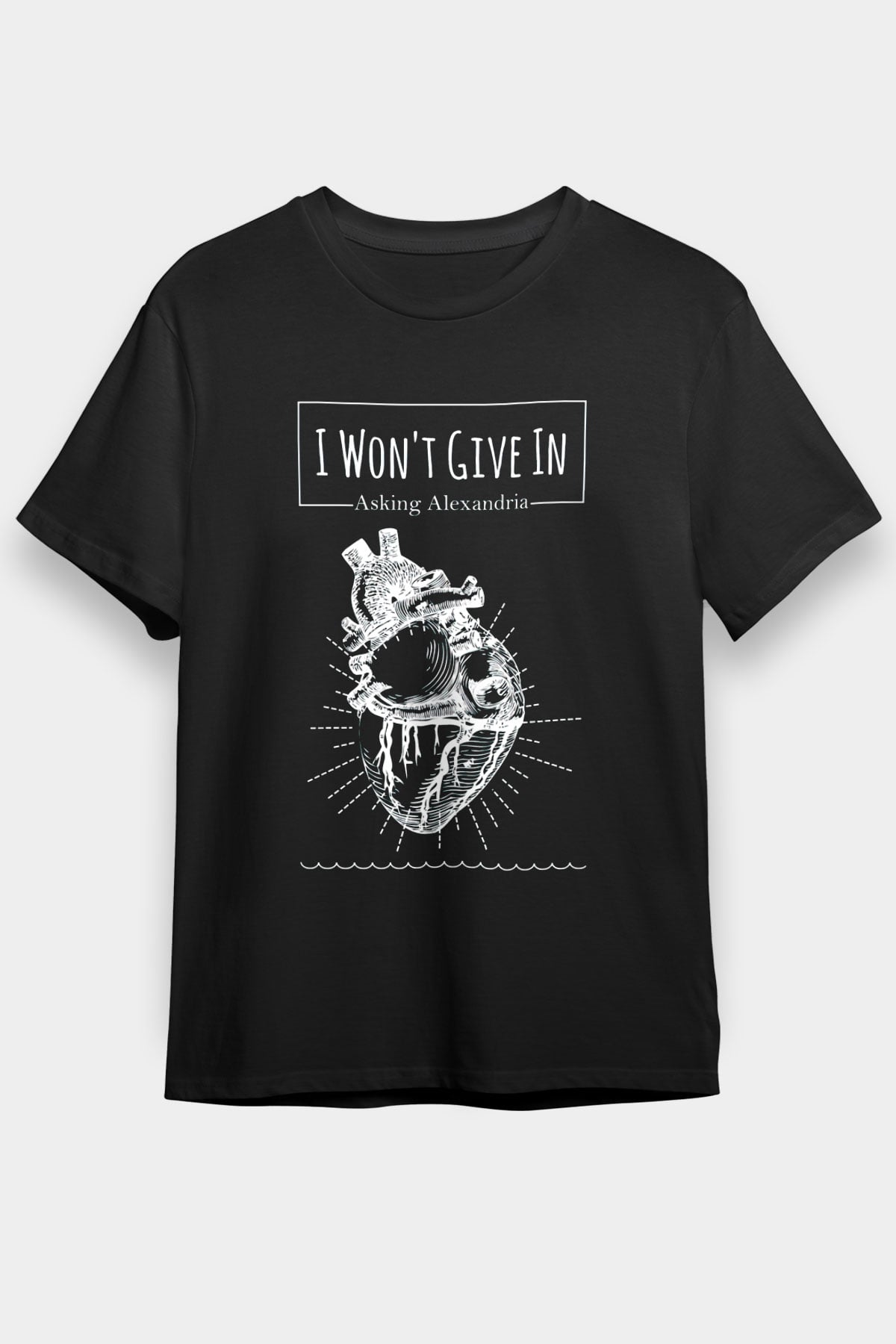 Asking Alexandria Siyah Unisex Tişört T-Shirt - TişörtFabrikası