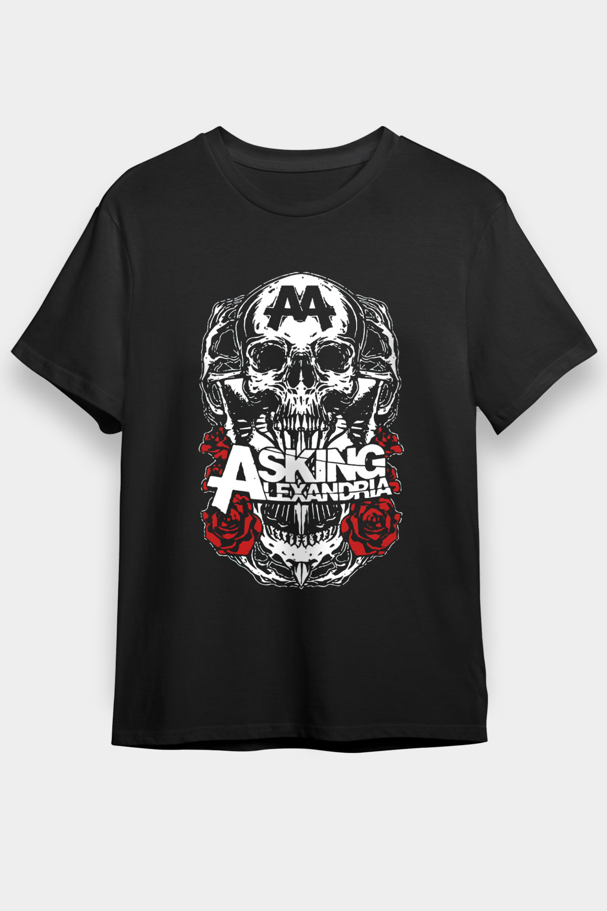 Asking Alexandria Siyah Unisex Tişört T-Shirt - TişörtFabrikası
