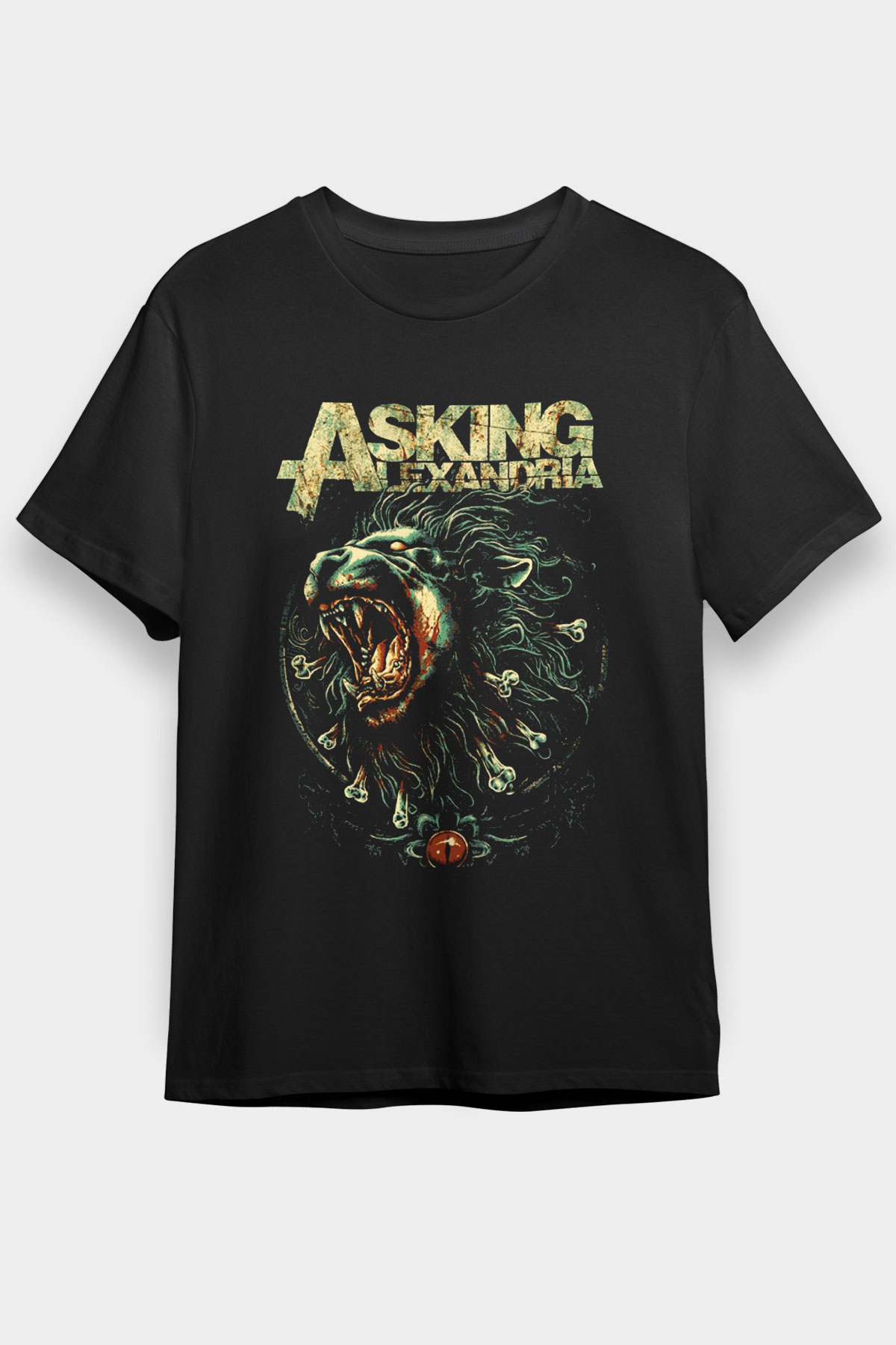 Asking Alexandria Siyah Unisex Tişört T-Shirt - TişörtFabrikası
