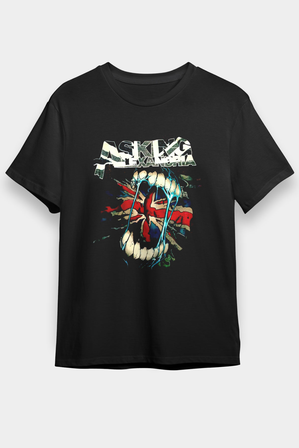 Asking Alexandria Siyah Unisex Tişört T-Shirt - TişörtFabrikası