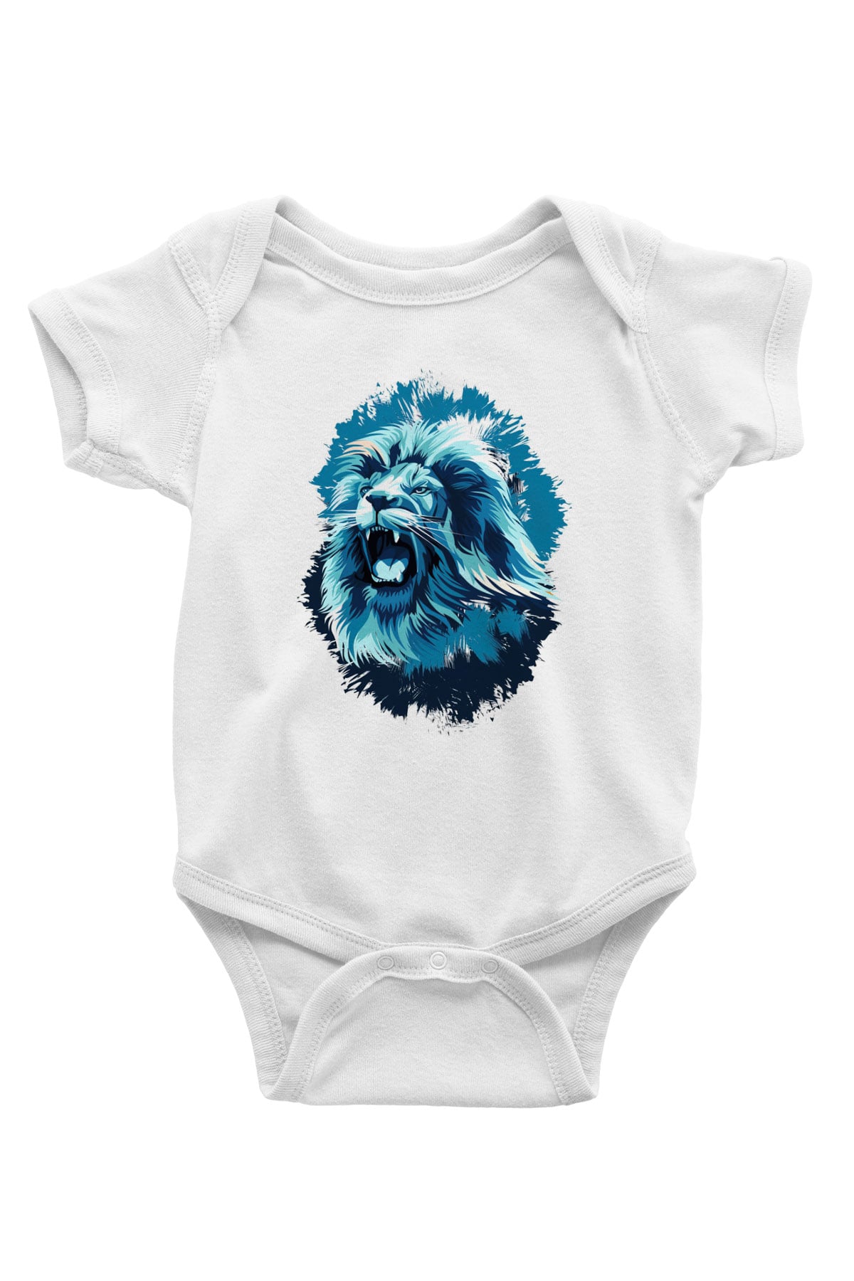 Aslan Beyaz Bebek Body - Zıbın