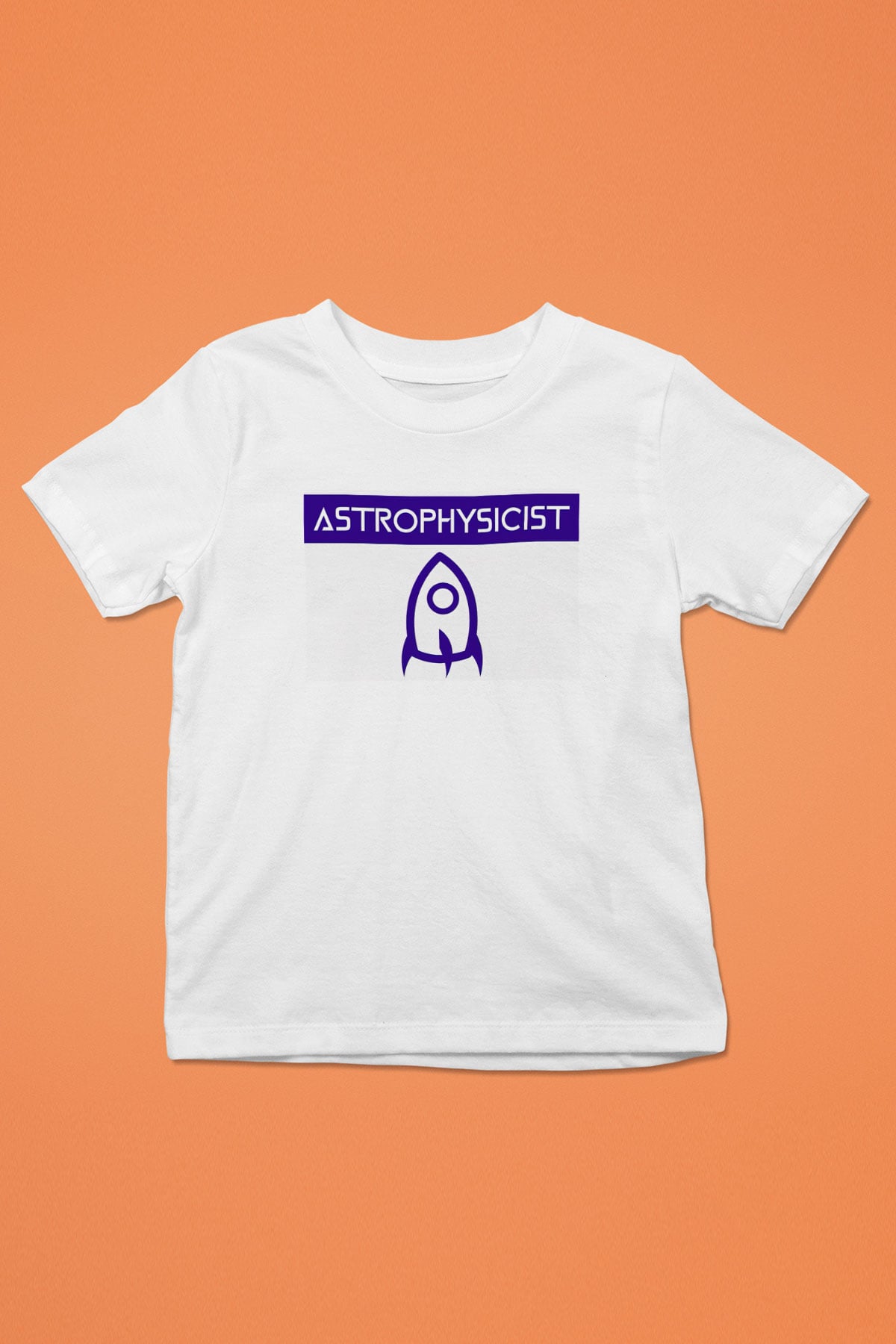 Astrofizikçi Beyaz Unisex Çocuk Tişört