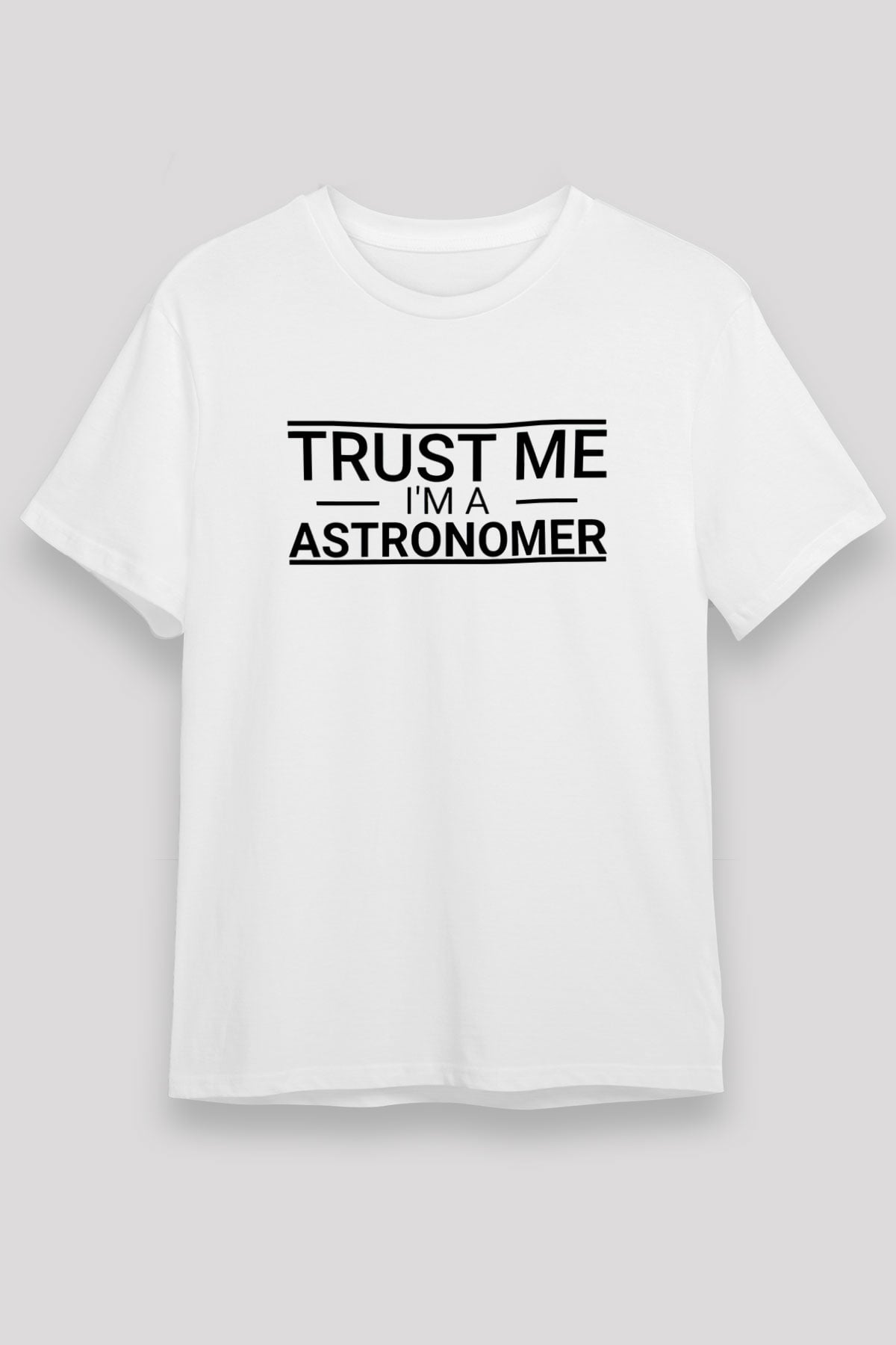 Astrofizikçi Beyaz Unisex Tişört T-Shirt - TişörtFabrikası