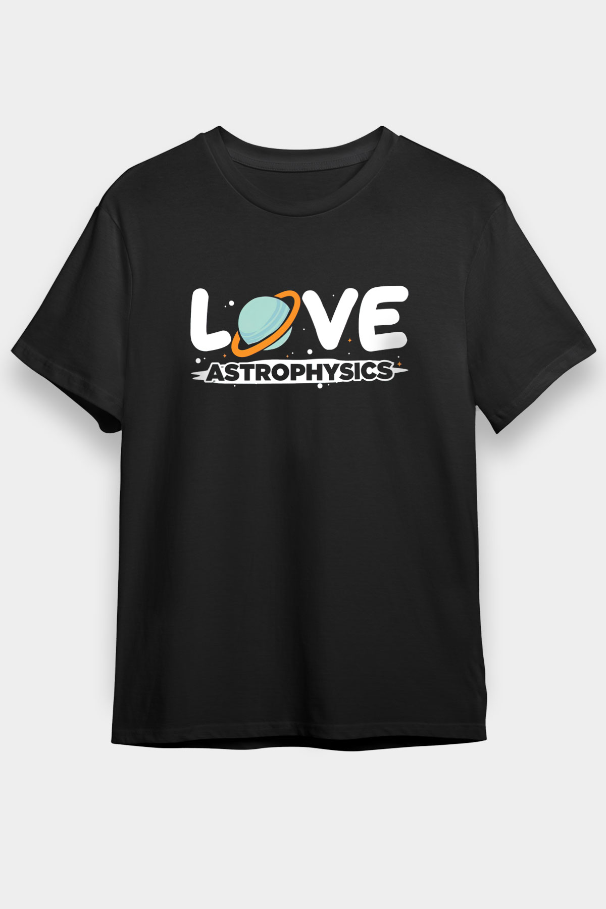 Astrofizikçi Siyah Unisex Tişört T-Shirt - TişörtFabrikası