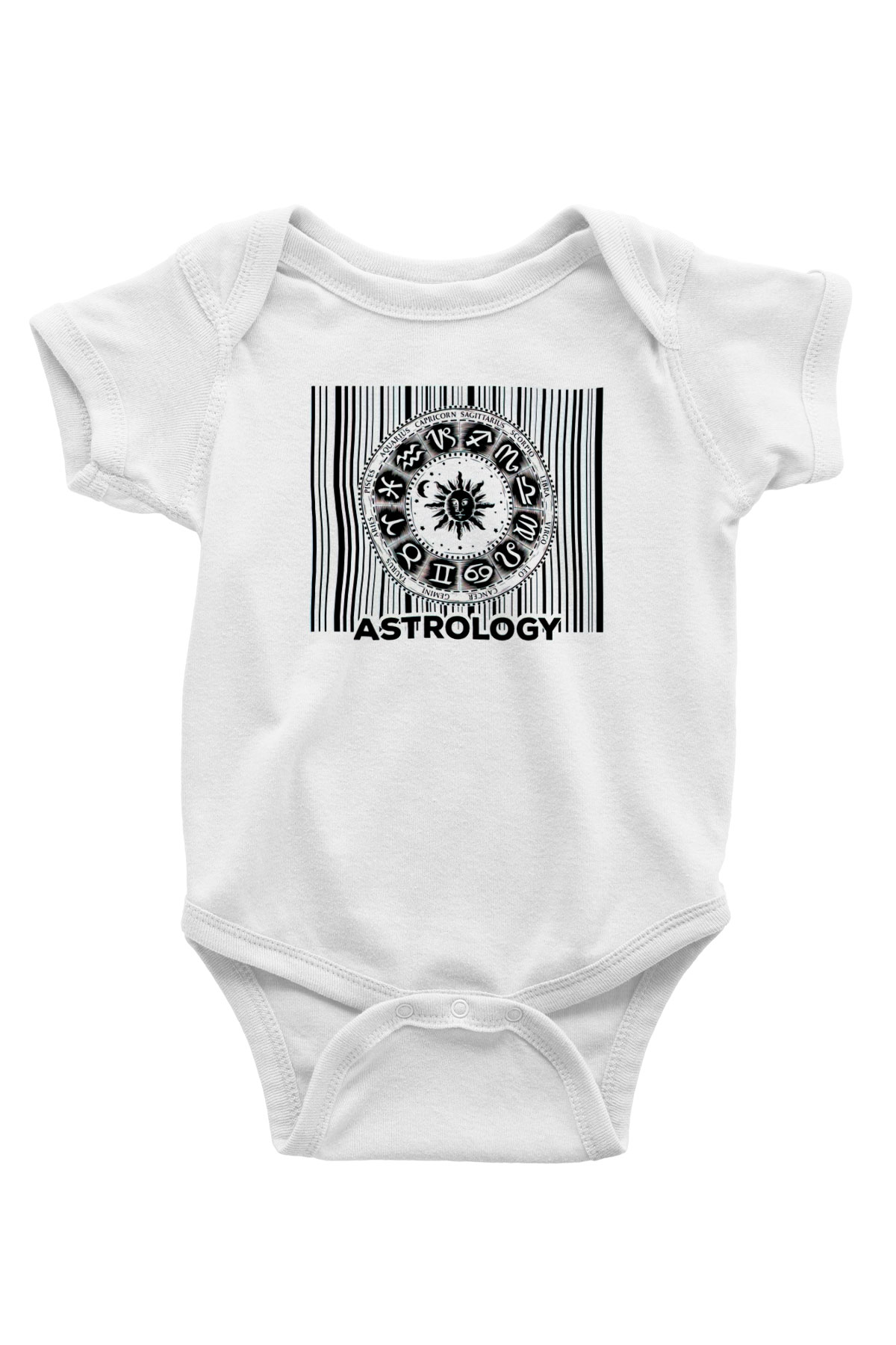 Astrolog Beyaz Bebek Body - Zıbın