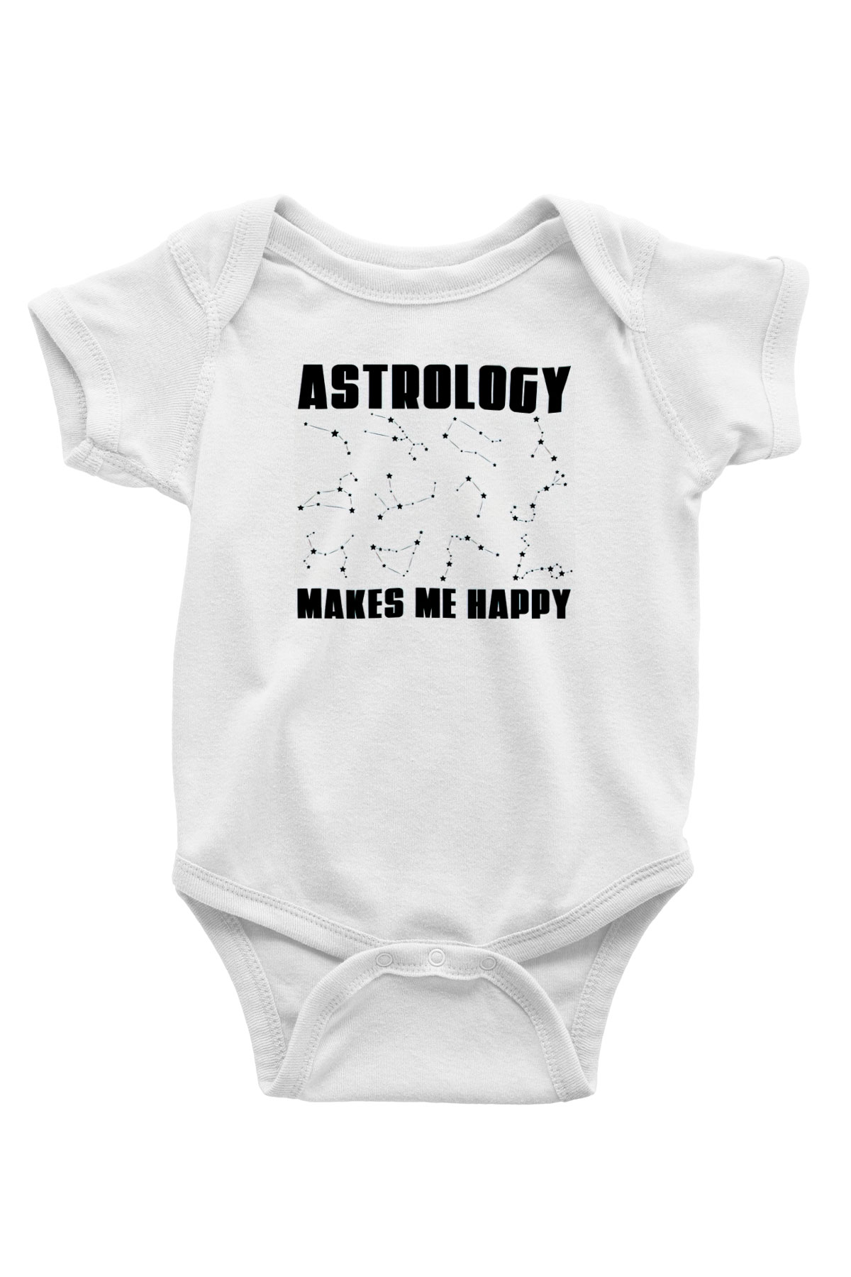 Astrolog Beyaz Bebek Body - Zıbın
