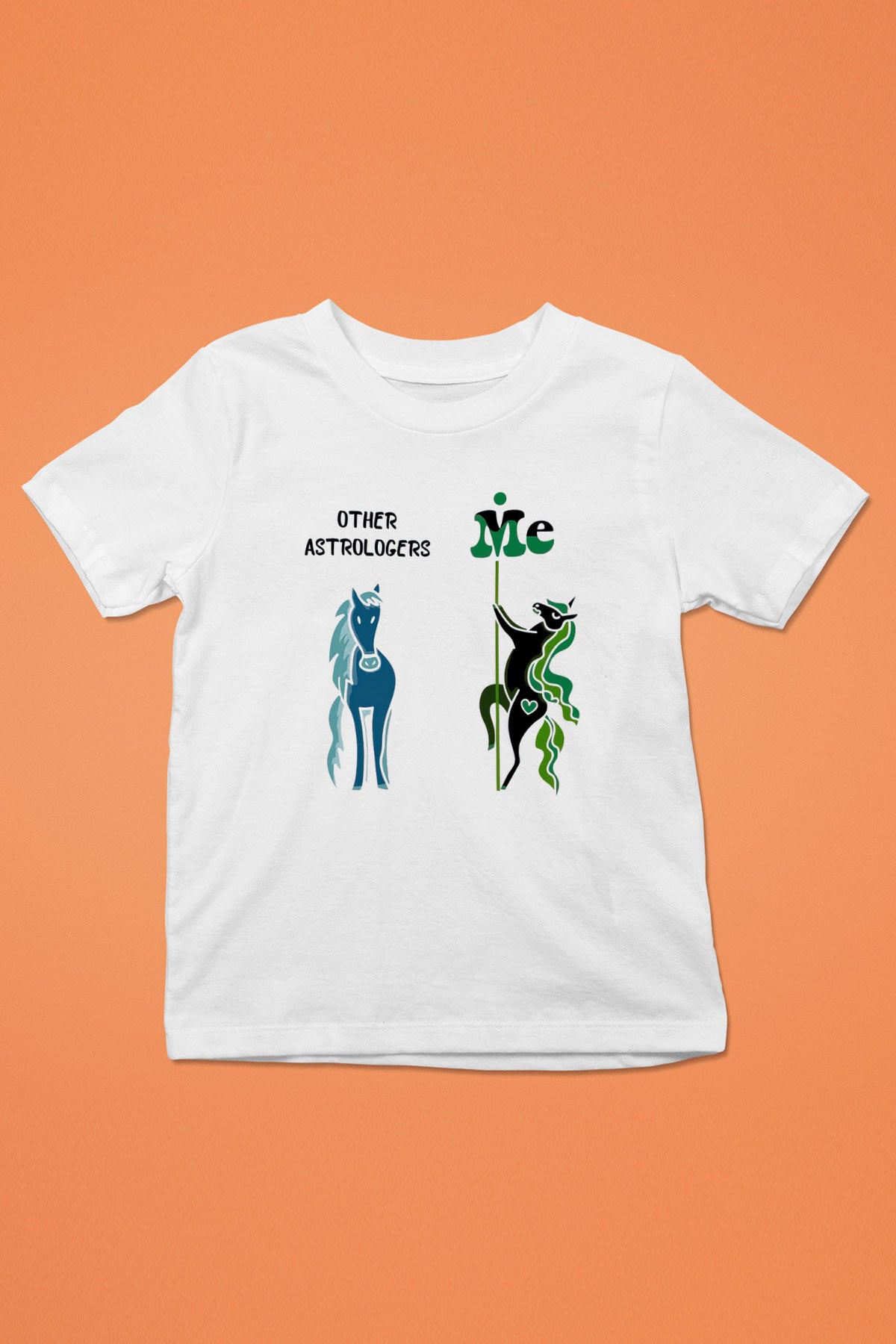 Astrolog Beyaz Unisex Çocuk Tişört