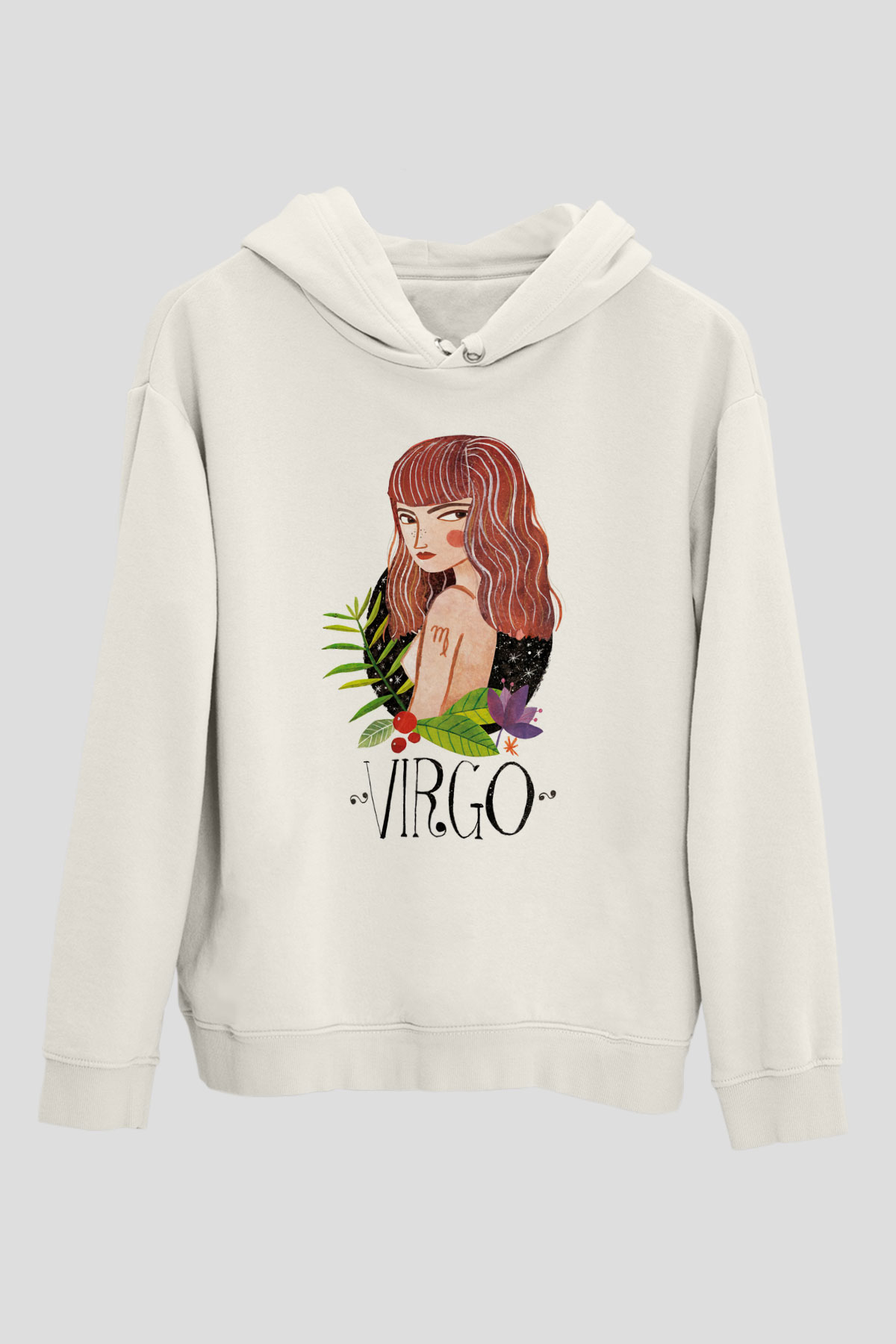 Astrolog Beyaz Unisex Hoodie