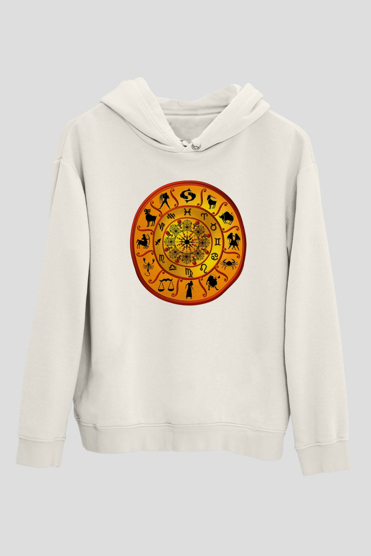 Astrolog Beyaz Unisex Hoodie