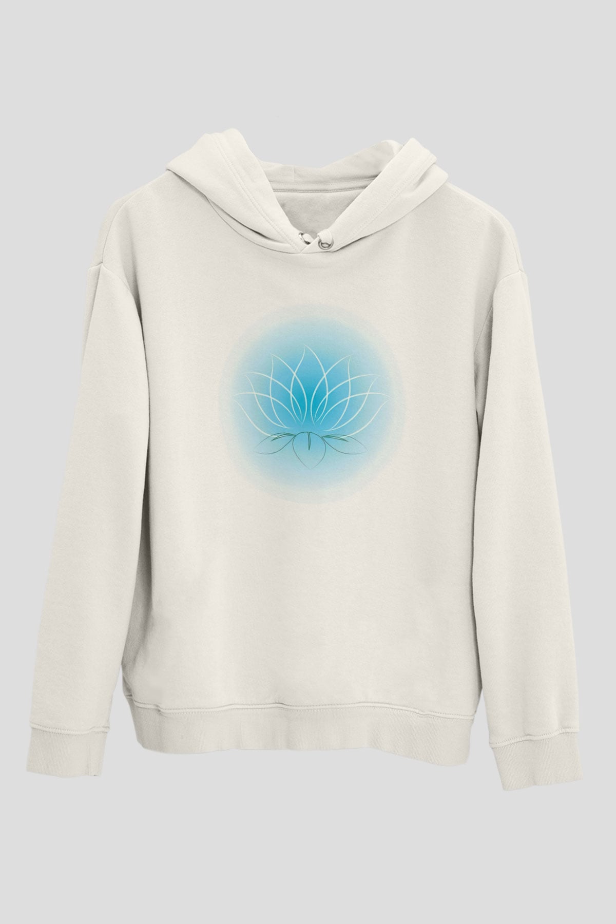 Astrolog Beyaz Unisex Kapüşonlu Sweatshirt