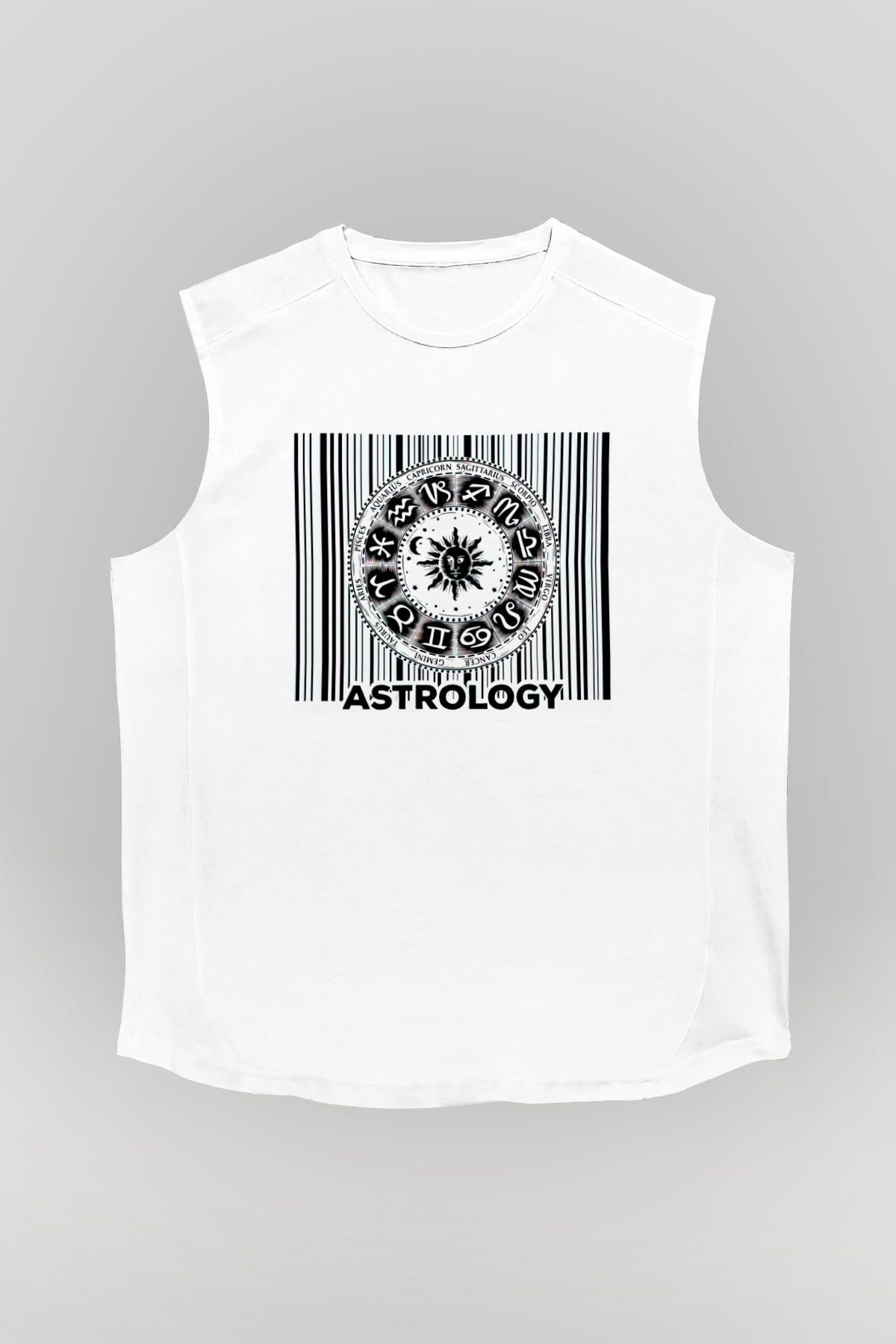 Astrolog Beyaz Unisex Kolsuz Tişört