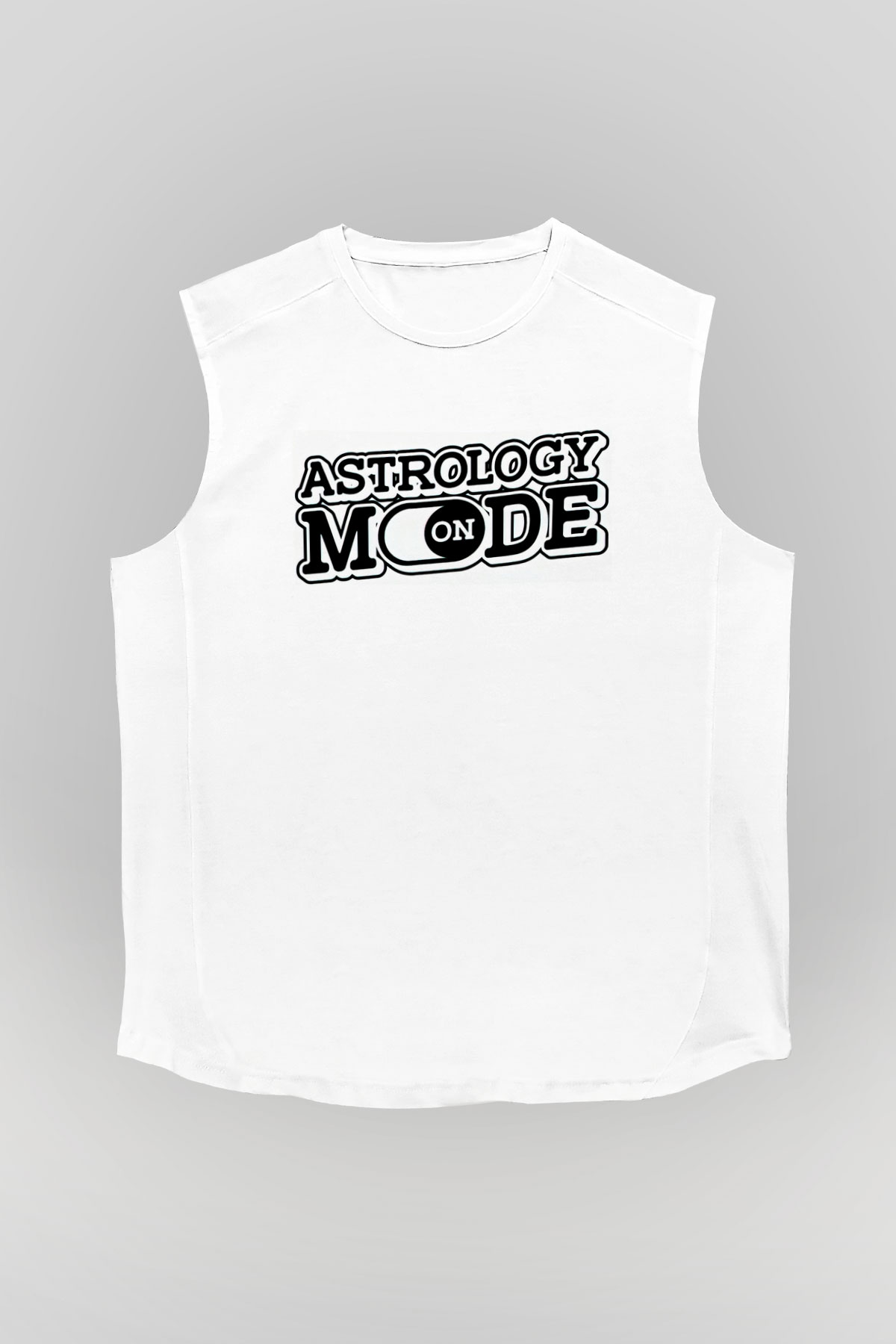 Astrolog Beyaz Unisex Kolsuz Tişört