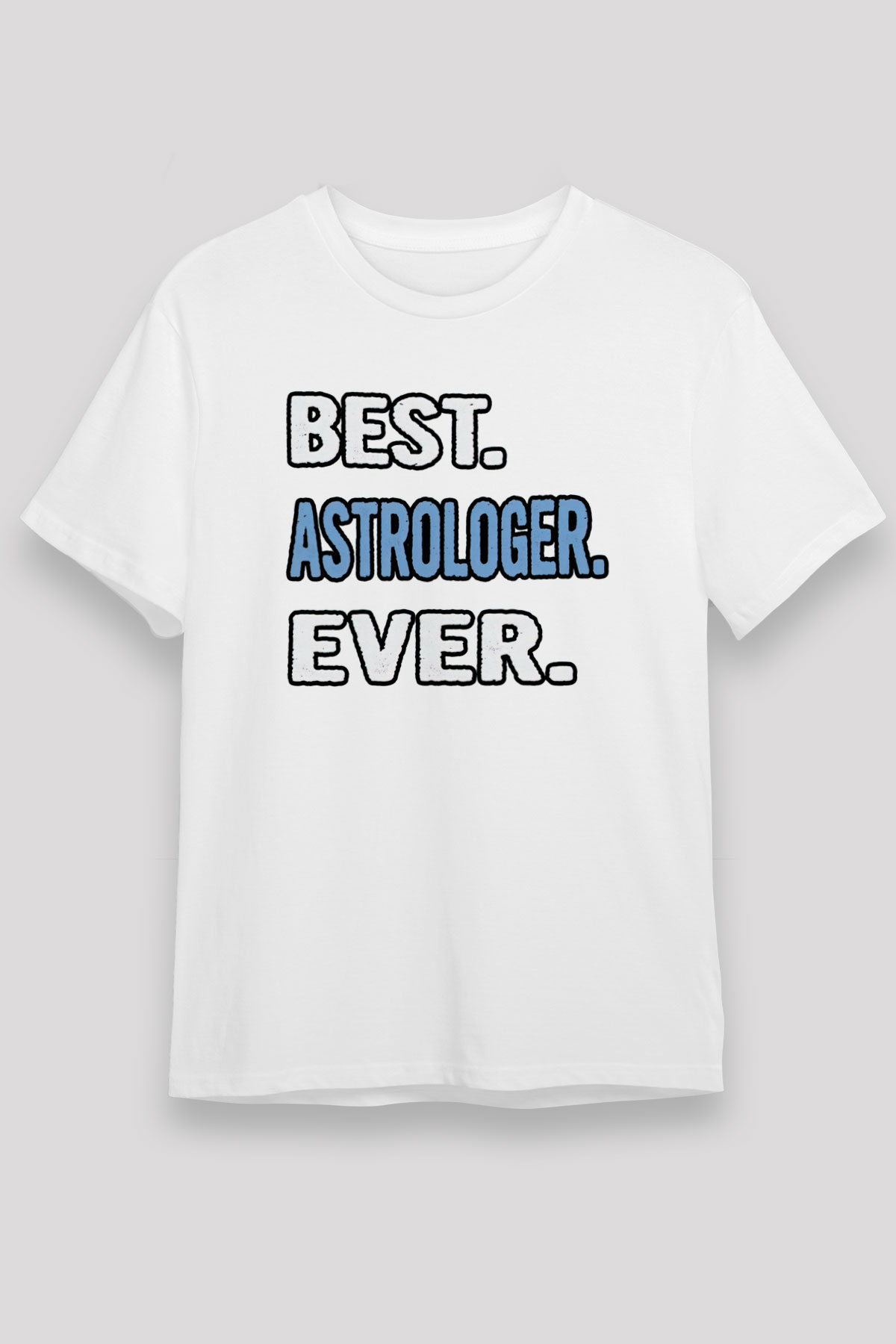 Astrolog Beyaz Unisex Tişört T-Shirt - TişörtFabrikası