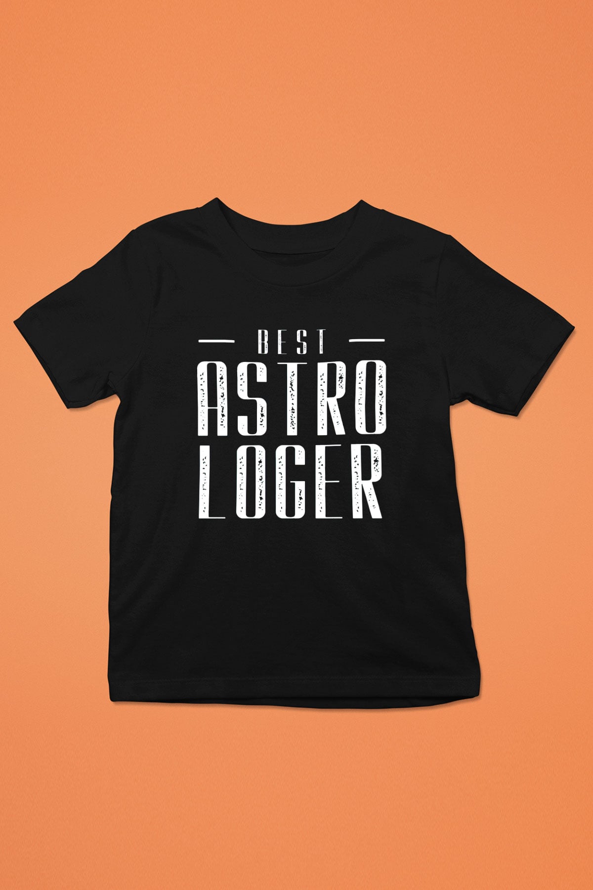 Astrolog Siyah Unisex Çocuk Tişört