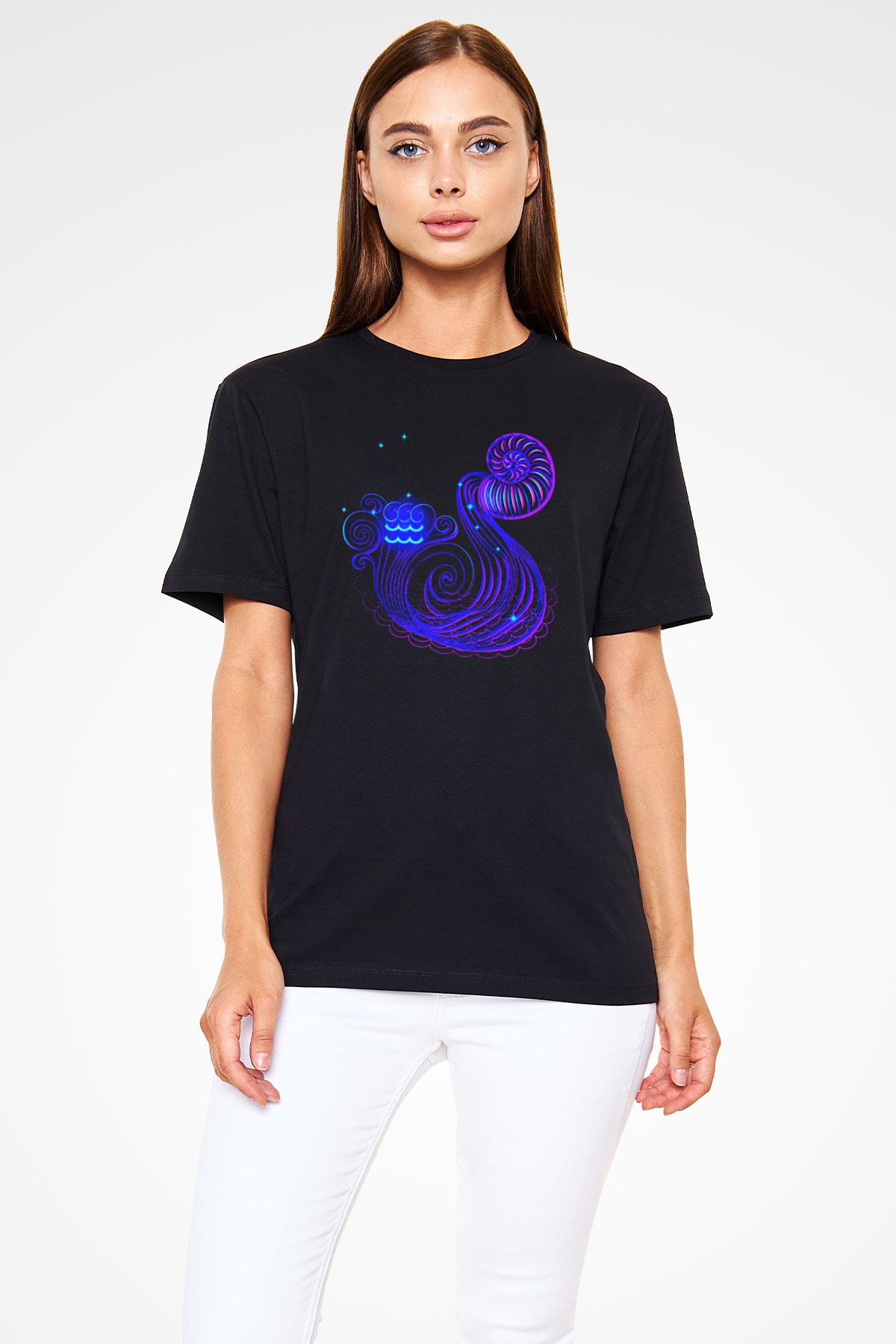 Astrolog Siyah Unisex Tişört T-Shirt - TişörtFabrikası