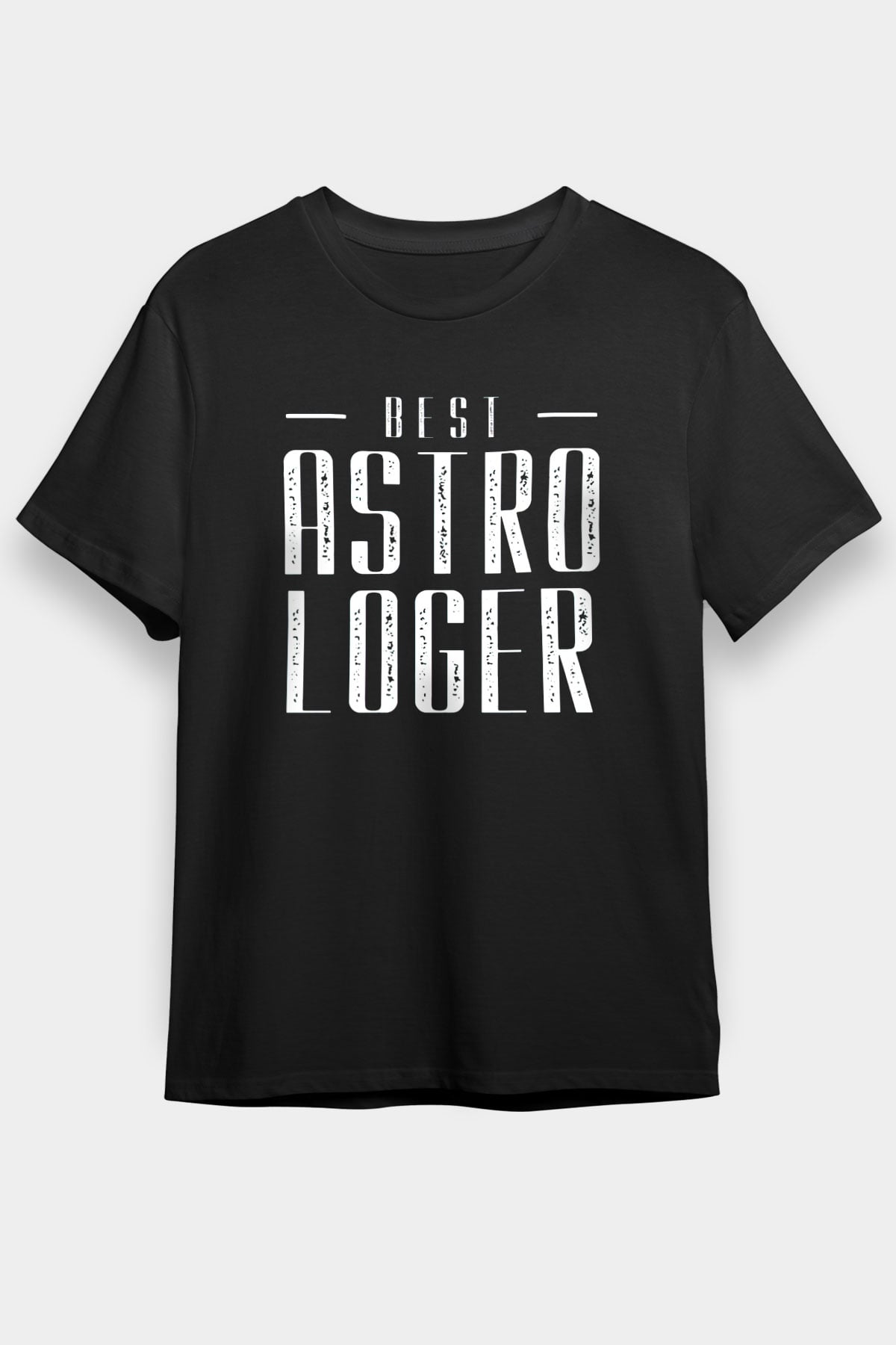 Astrolog Siyah Unisex Tişört T-Shirt - TişörtFabrikası