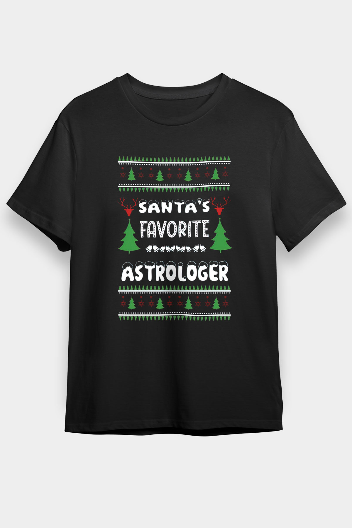 Astrolog Siyah Unisex Tişört T-Shirt - TişörtFabrikası